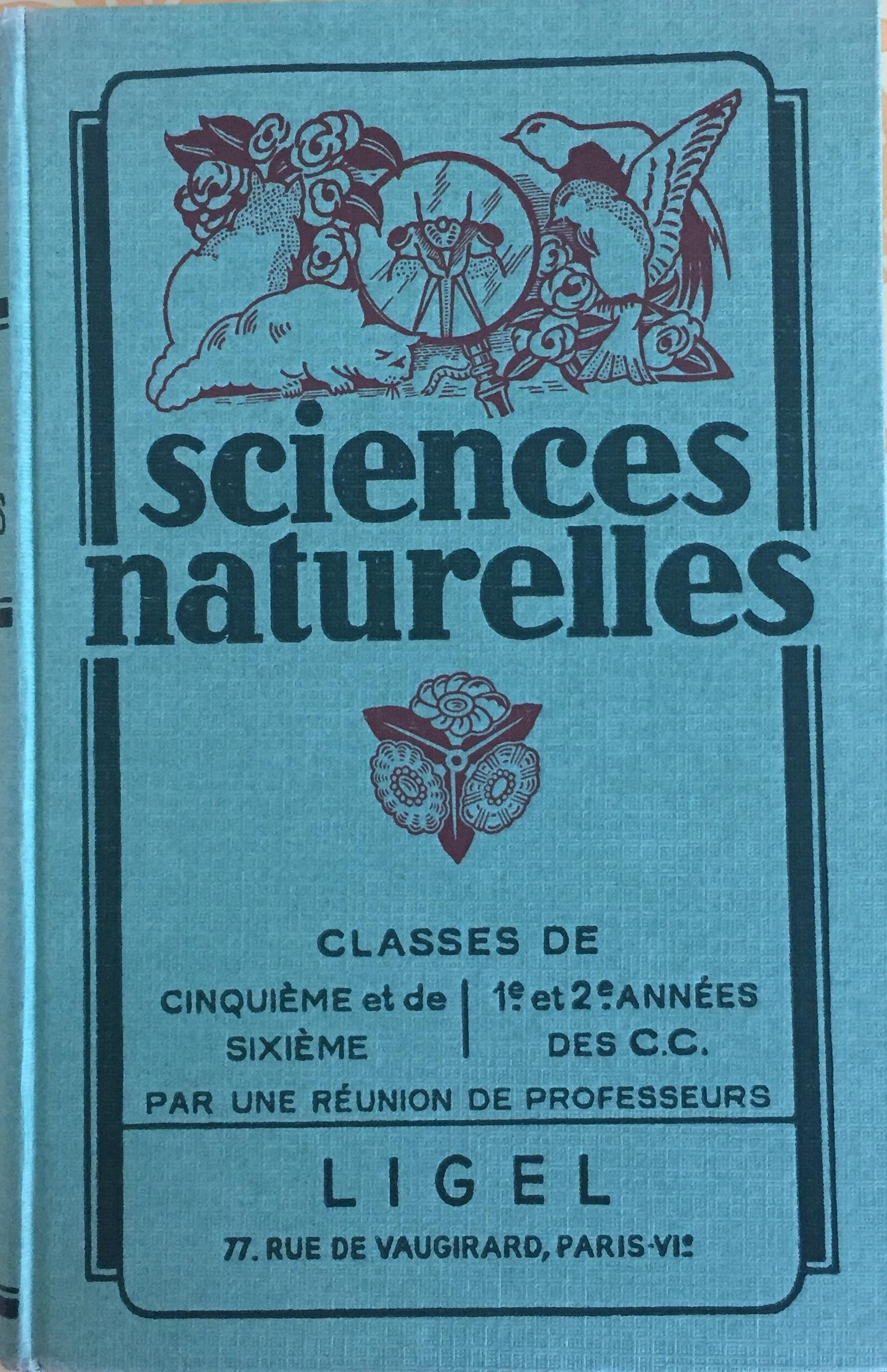 troc de troc ancien livre scolaire de sciences naturelles image 0