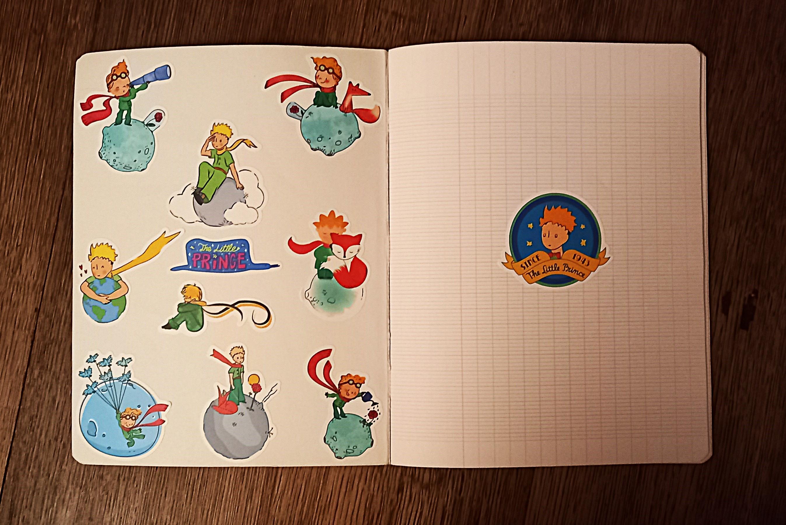 troc de troc cahier customisé "le petit prince". image 2