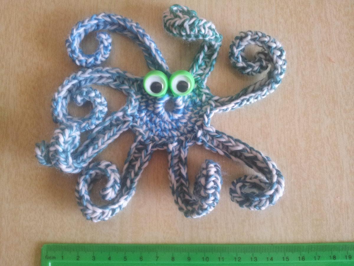 troc de troc petite pieuvre au crochet faite main #3 image 2