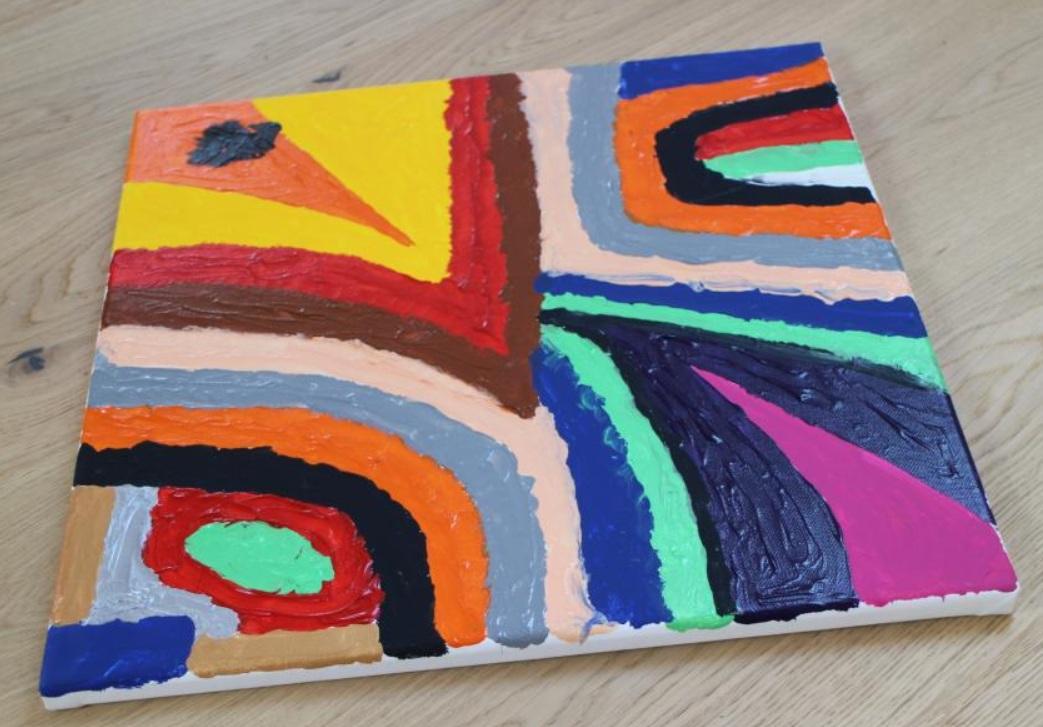 troc de troc belle peinture abstraite image 1