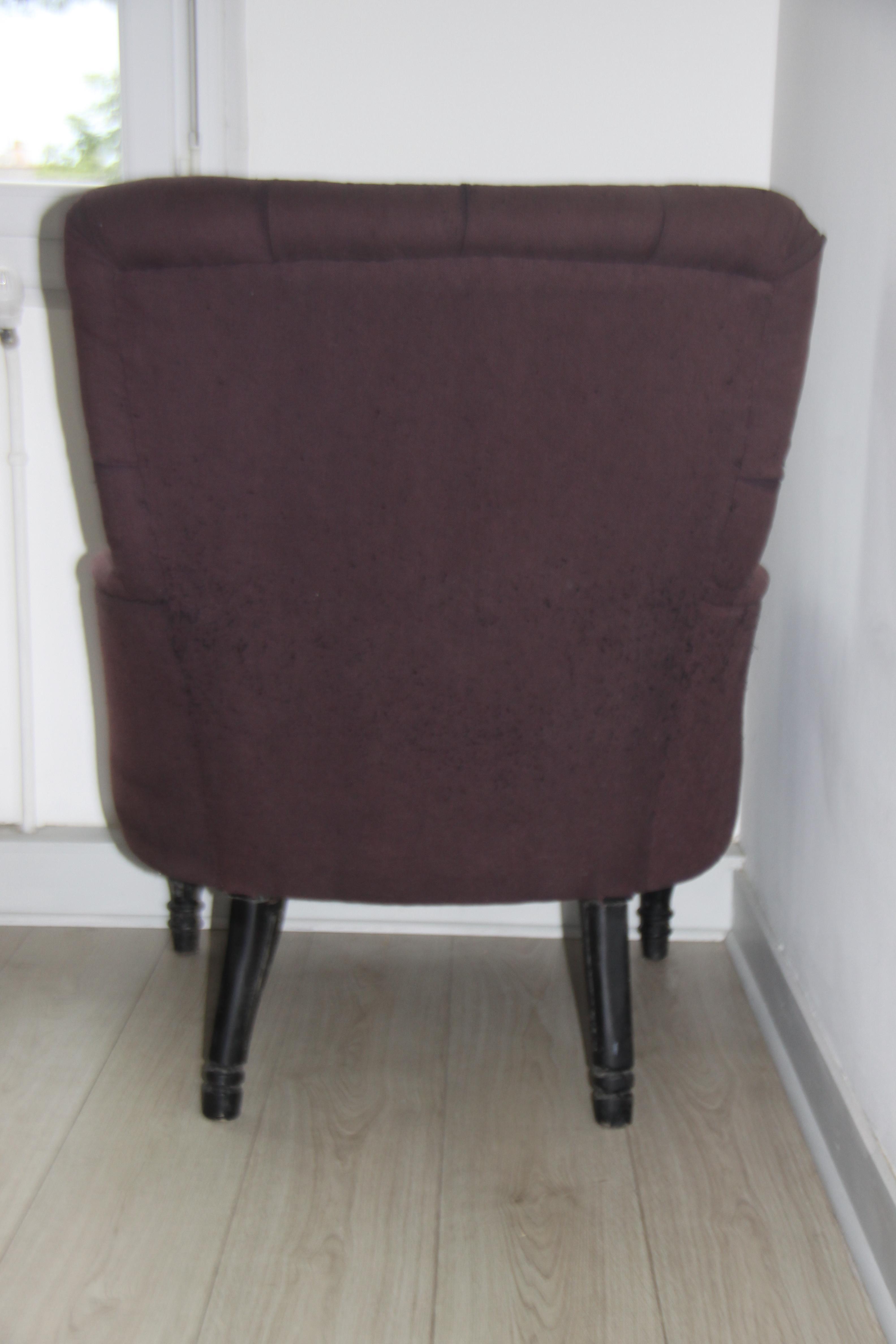 troc de troc fauteuil mauve image 2