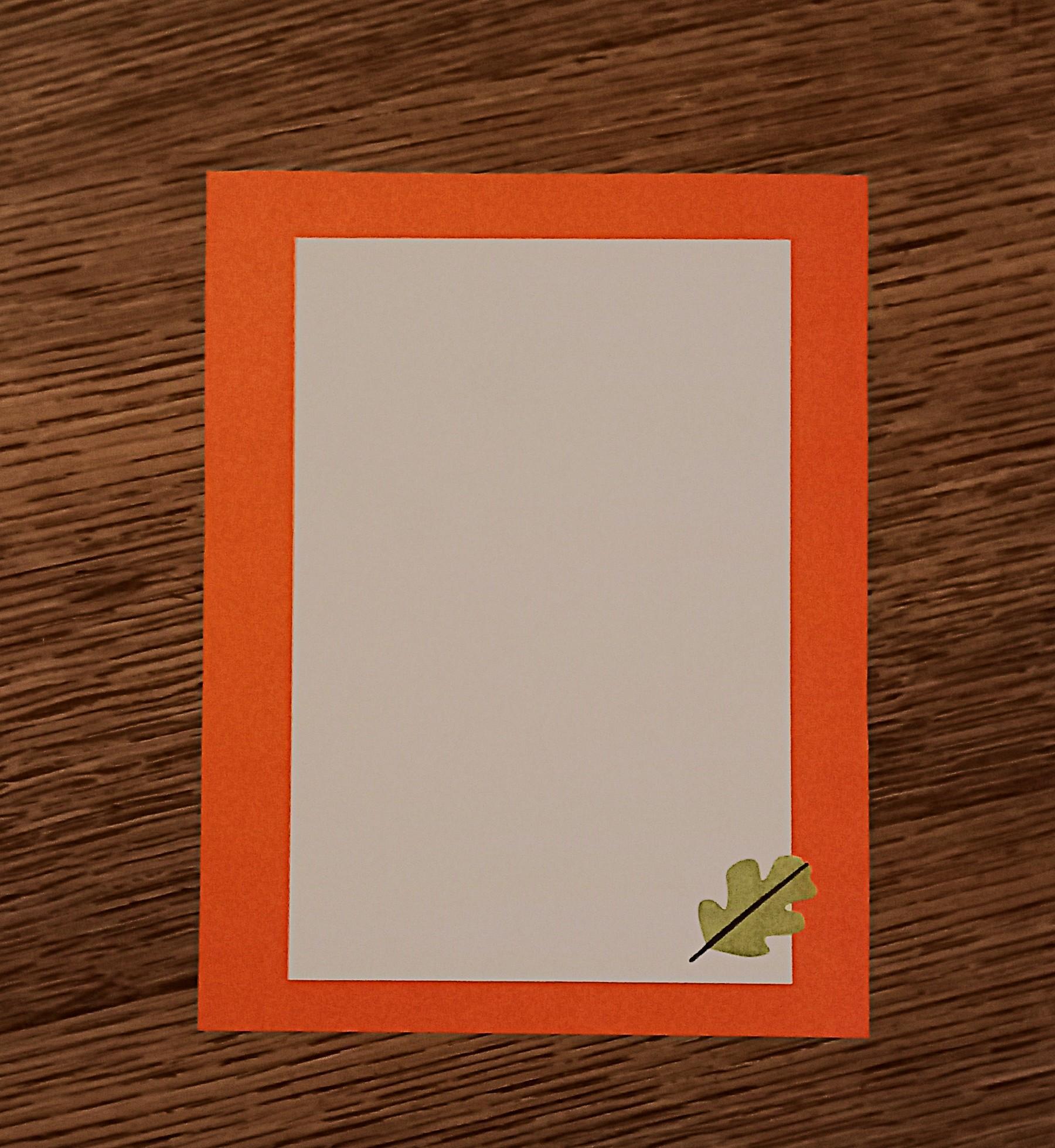 troc de troc carte "feuille". image 1