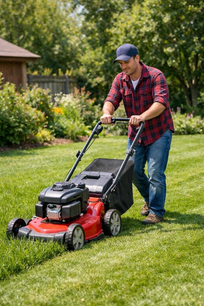 troc de troc coup de main jardinage : tonte de pelouse image 0