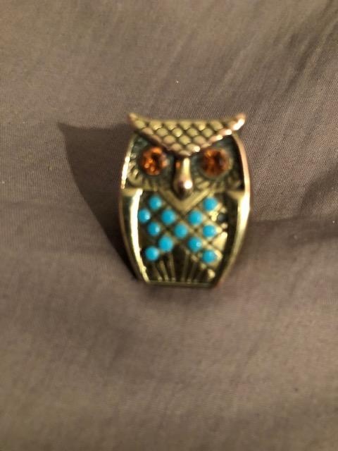 troc de troc (réservé) bague hibou annulaire image 0