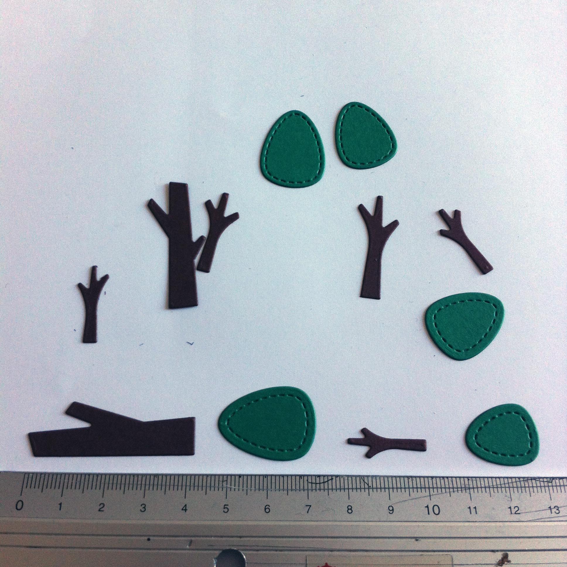 troc de troc lot d'arbres en papier image 2