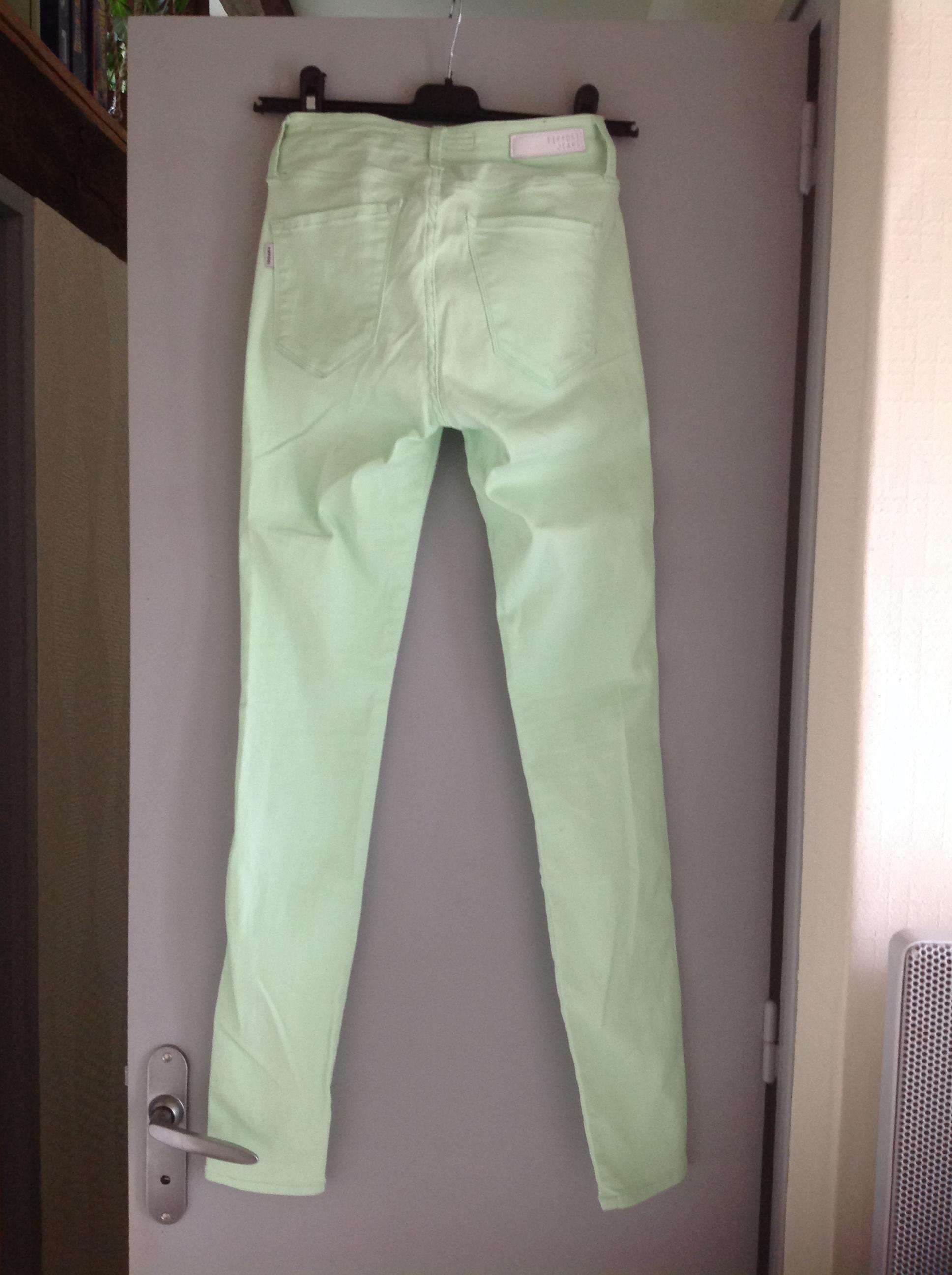 troc de troc pantalon tiffosi vert pâle taille unique image 1