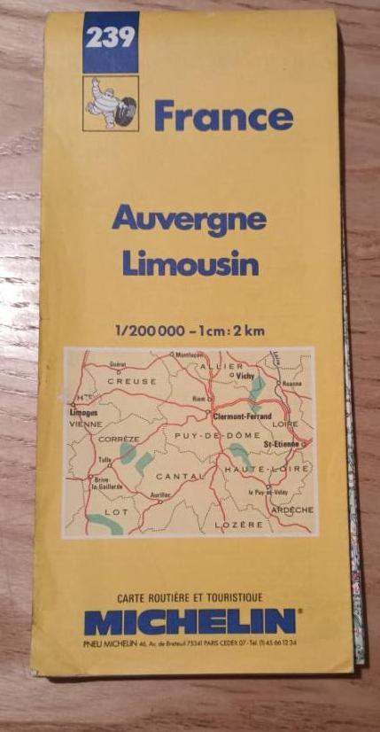 troc de troc viachartaphilie - carte auvergne limousin image 0