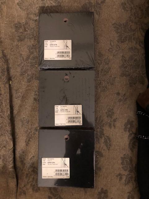 troc de troc 3 panneaux corrida inna panasenko, 14x14cm le panneau image 1