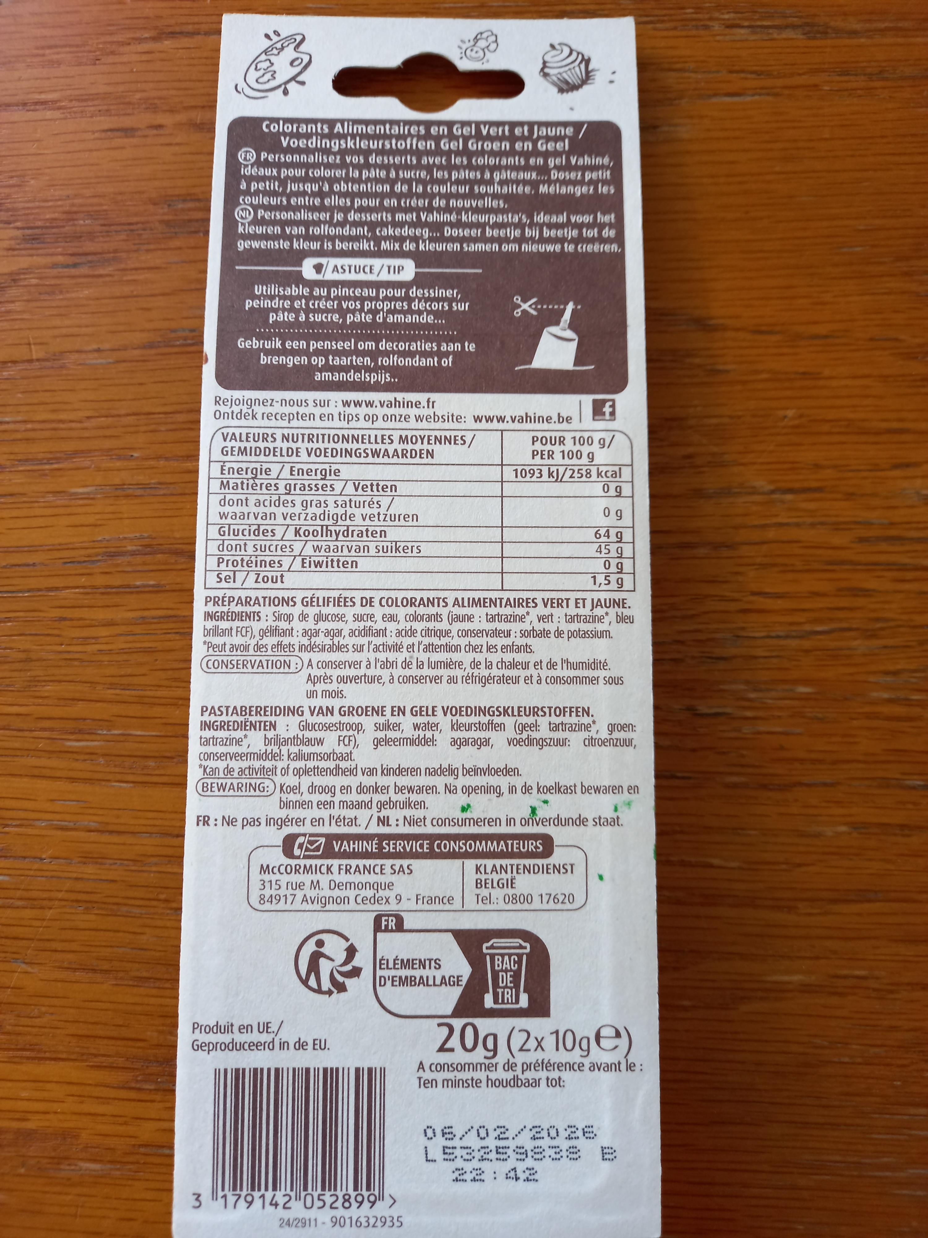 troc de troc colorant alimentaire image 1