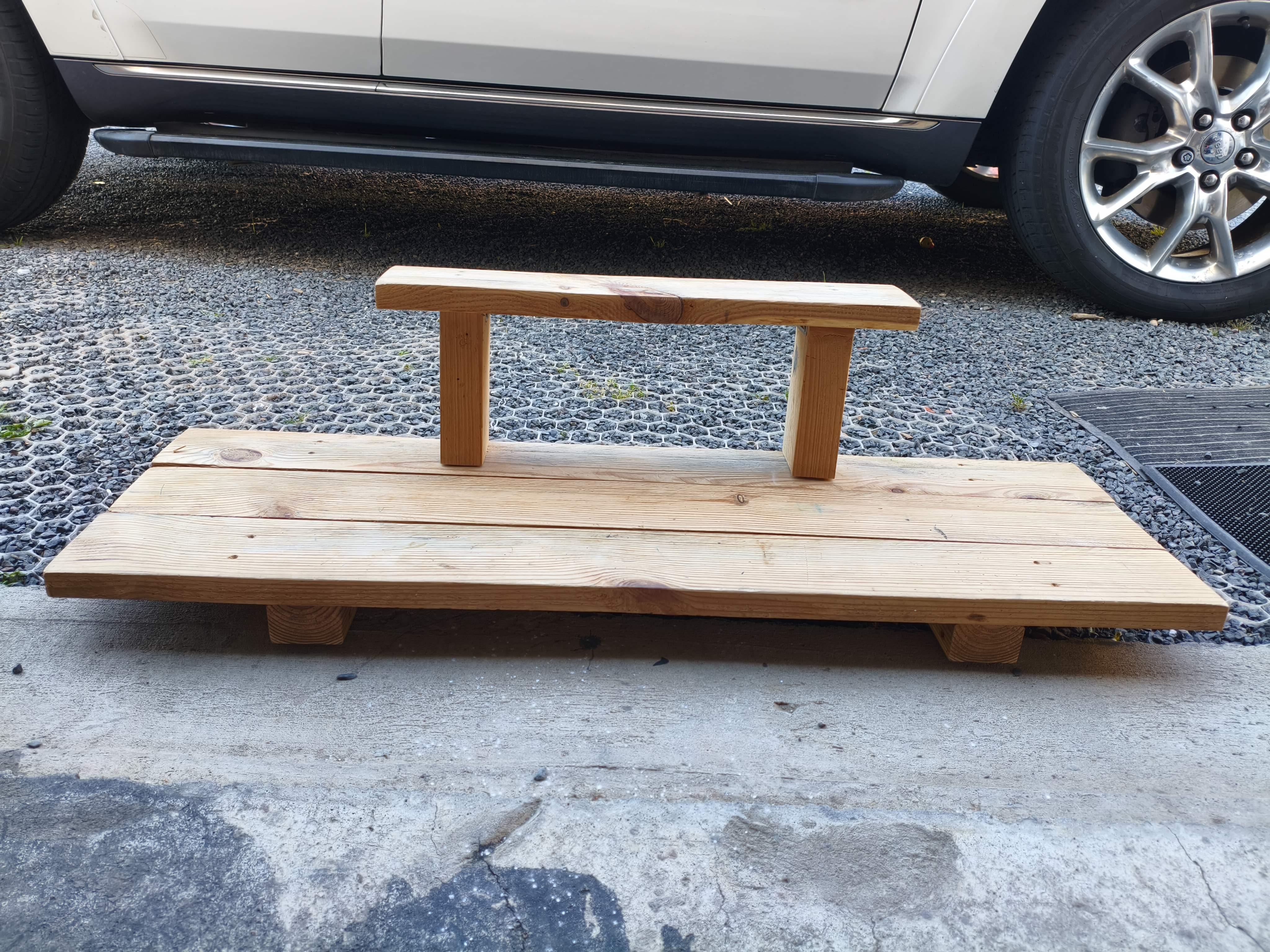 troc de troc Étagère suspendue en palette plus planche étagère simple image 0