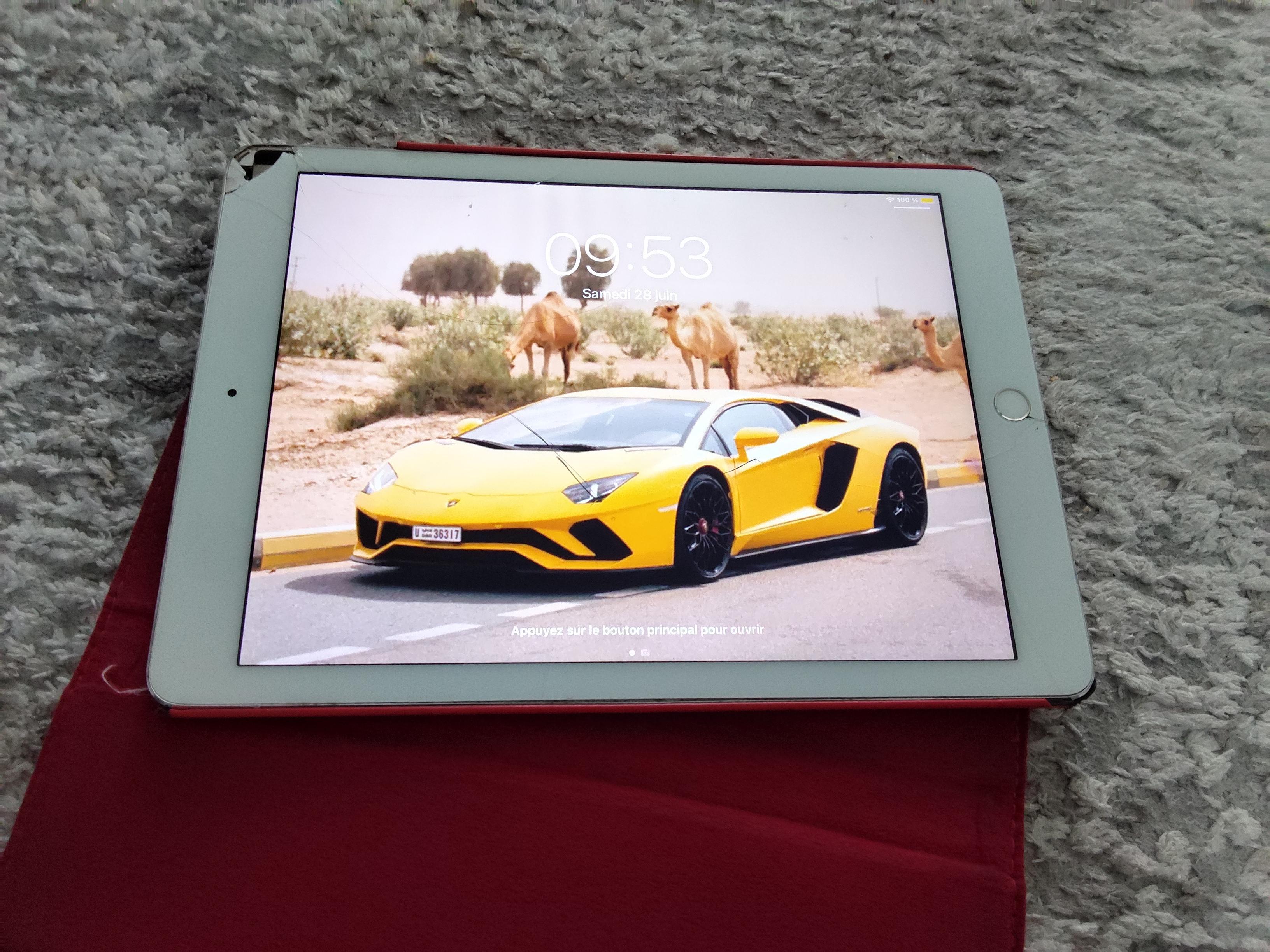 troc de troc ipad air 2 mais cassé image 0