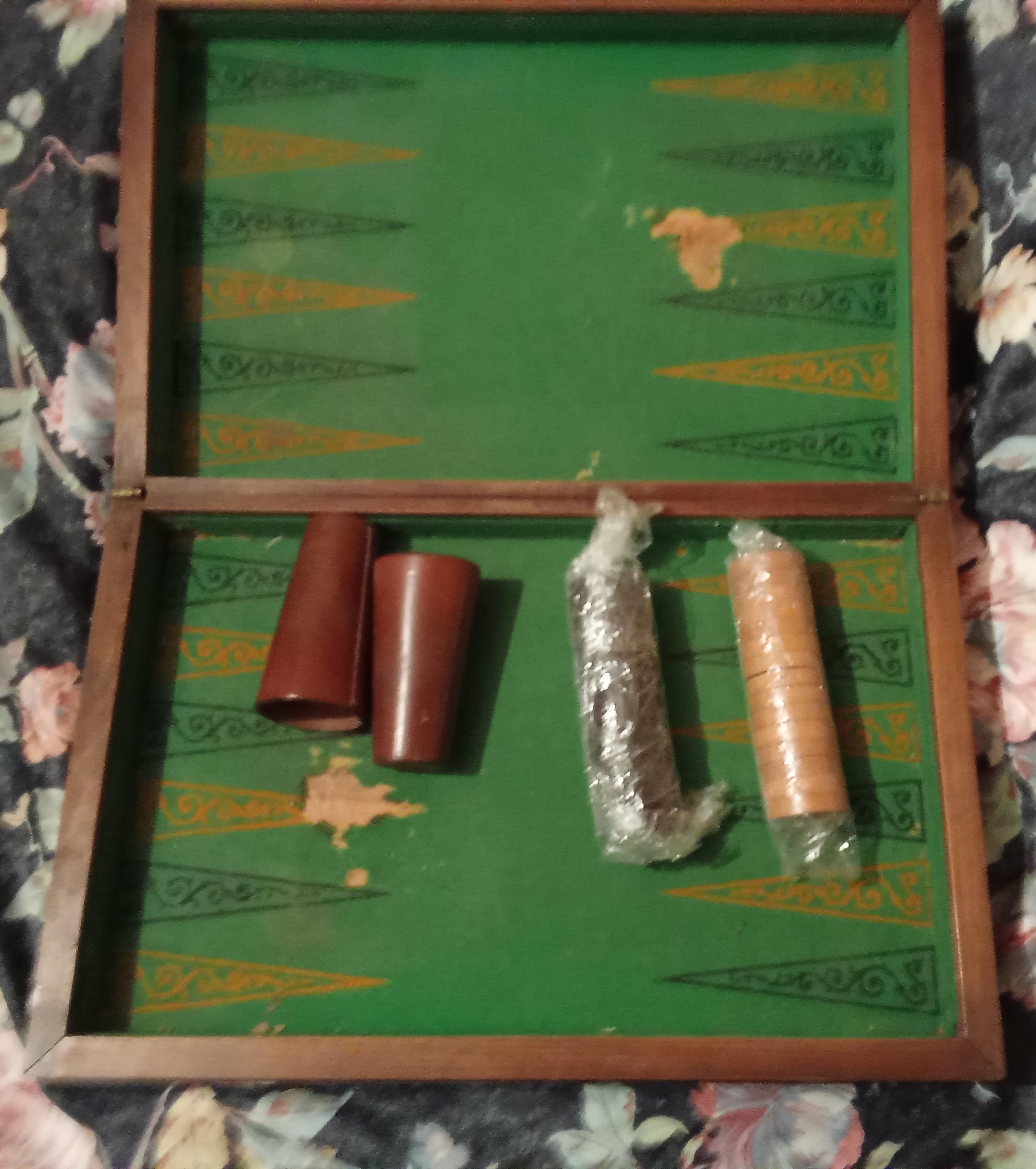 troc de troc ancien jeu packgammon complet image 0