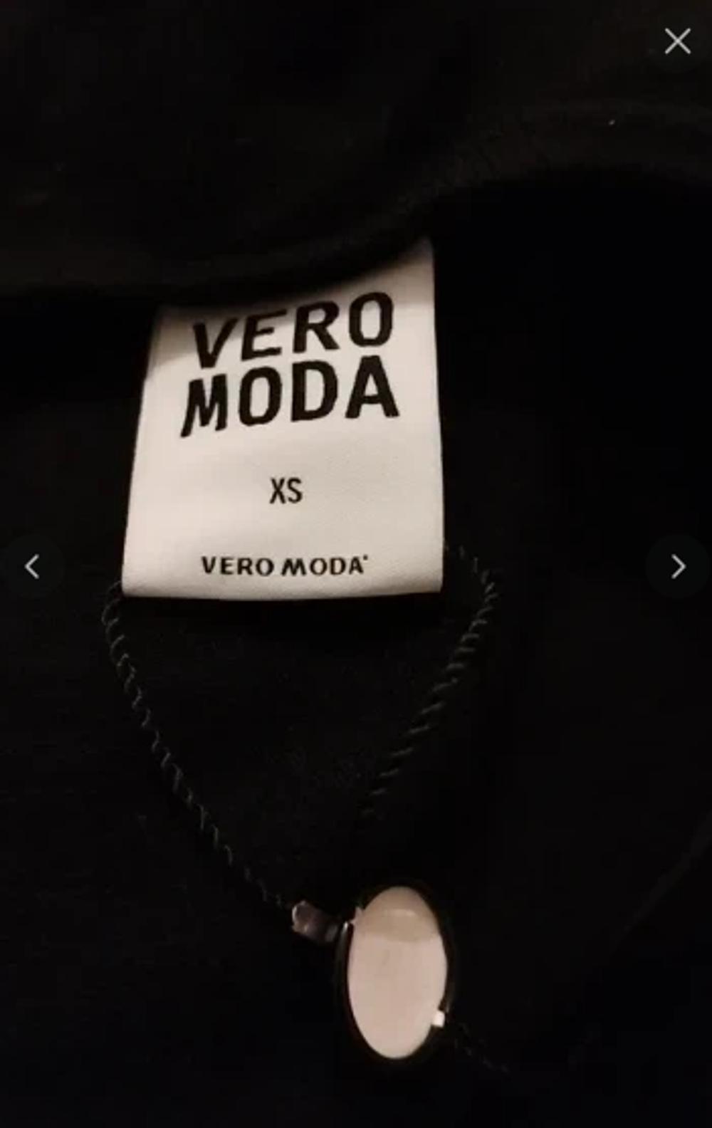 troc de troc robe noire mi-saison marque vero moda en taille xs image 2