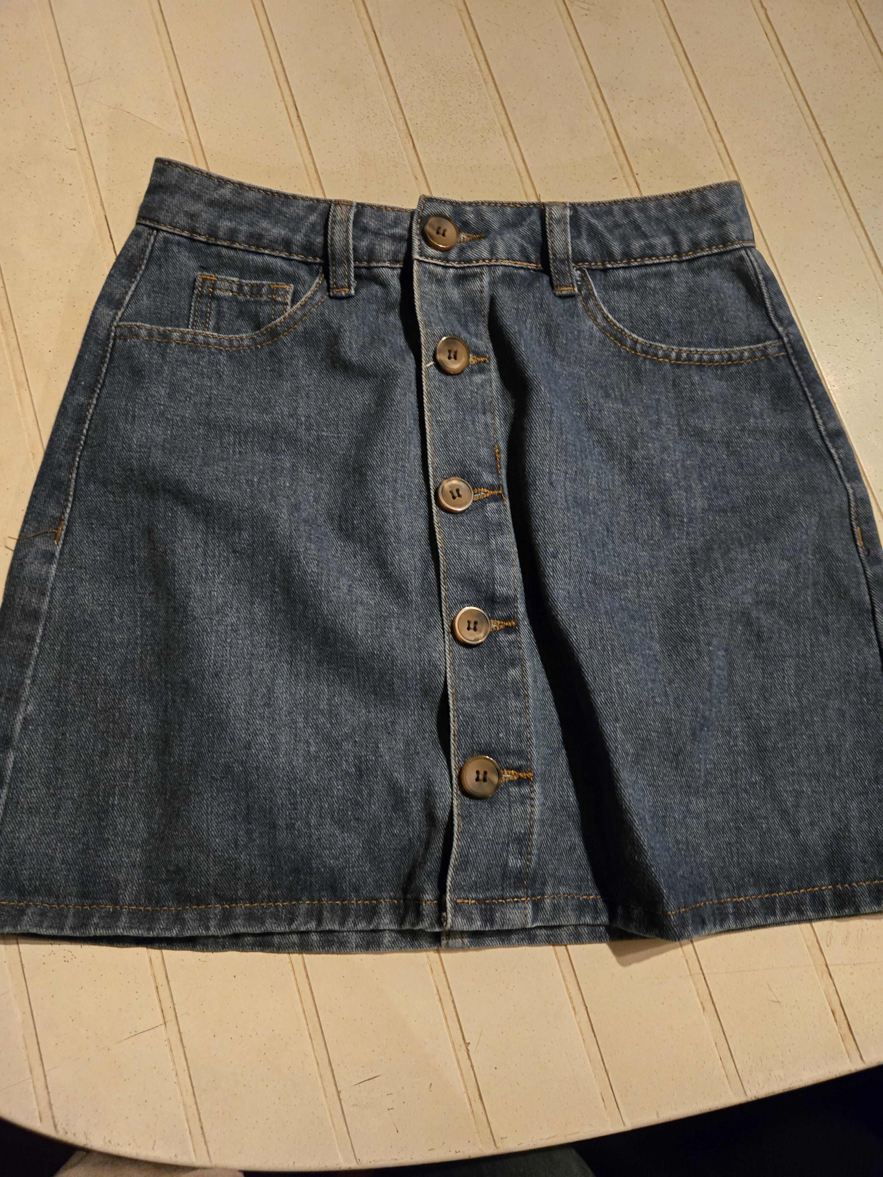 troc de troc mini jupe jeans image 0