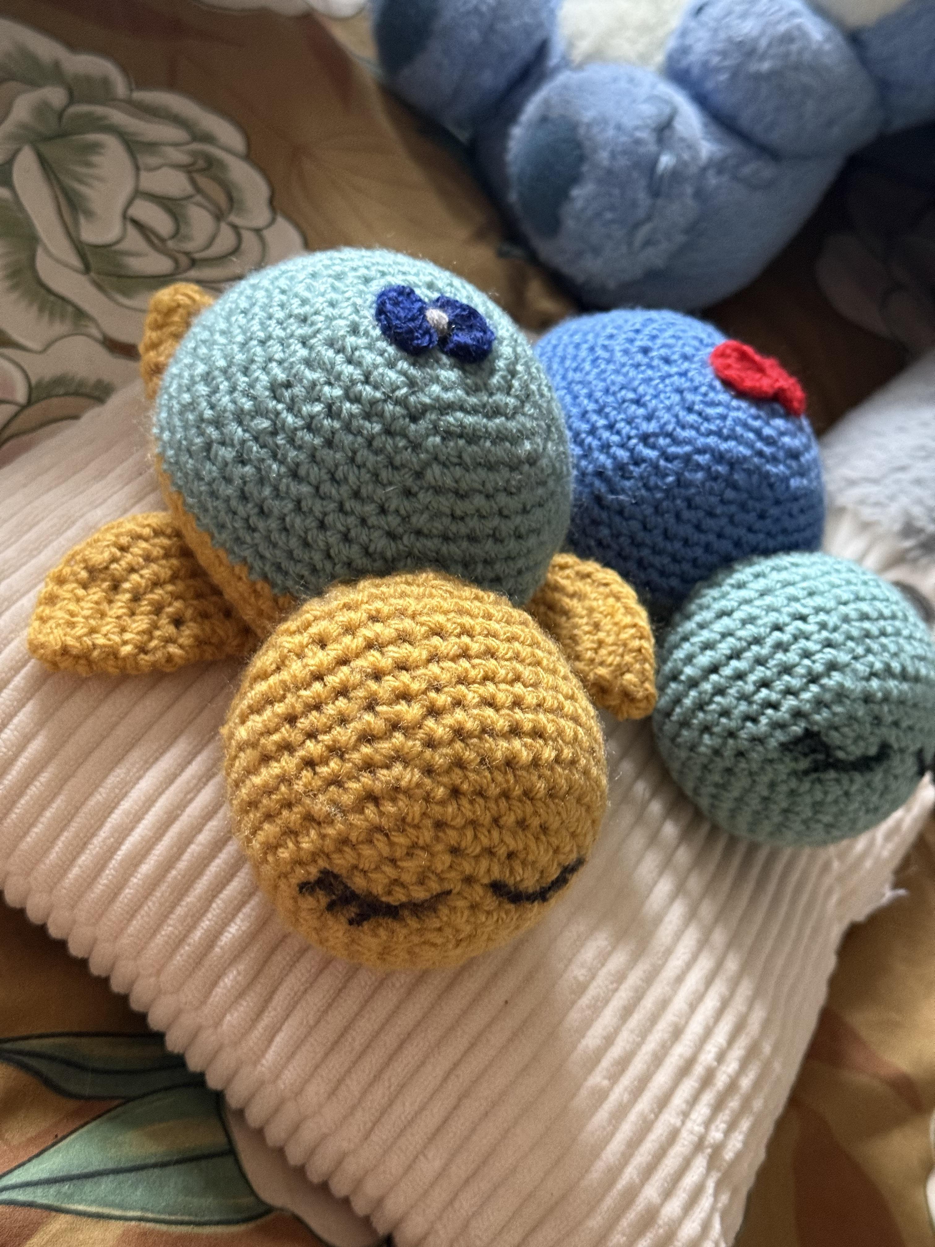 troc de troc lot 2 tortue artisanal peluche image 1