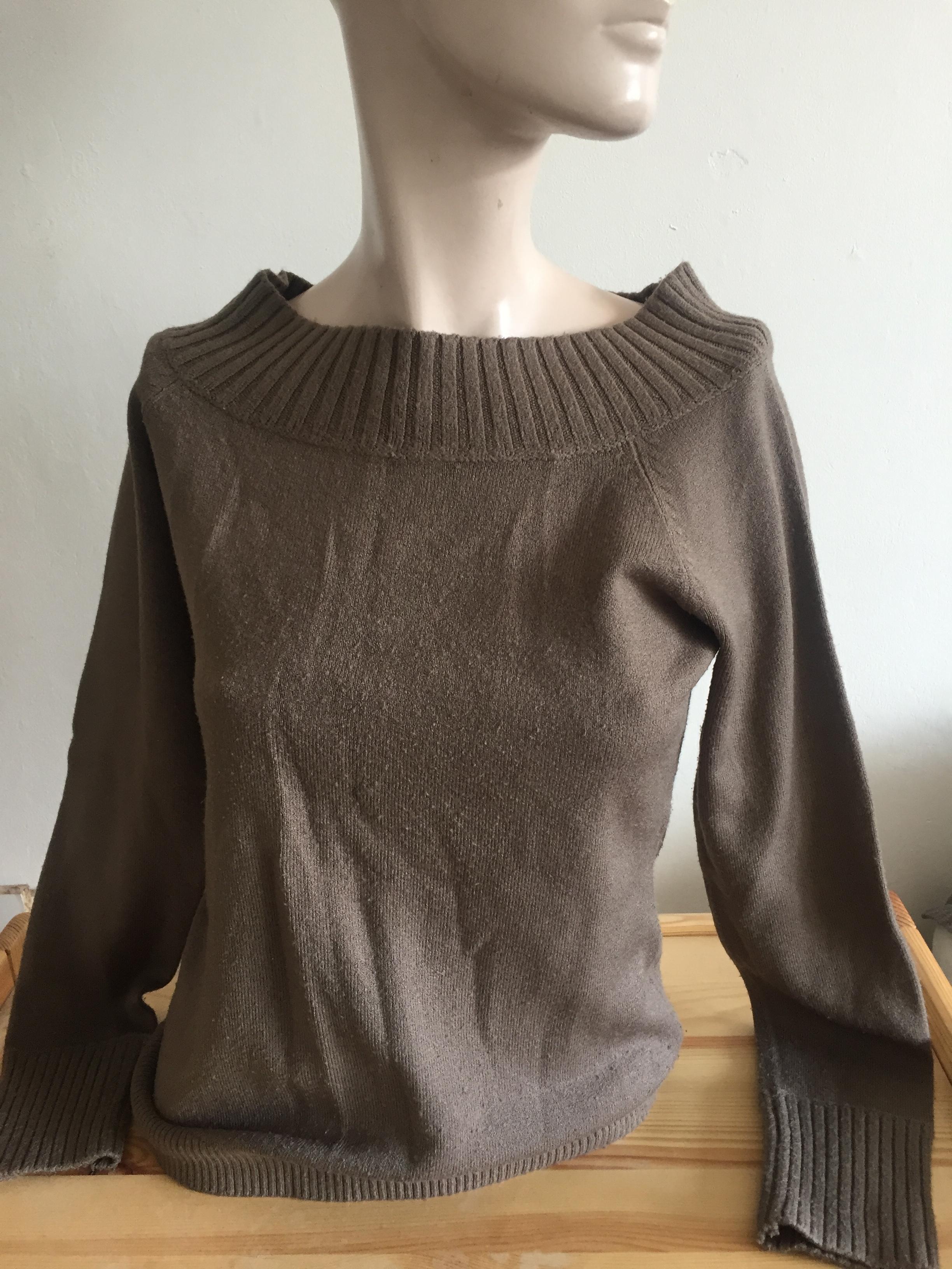 troc de troc pull col large taupe image 0