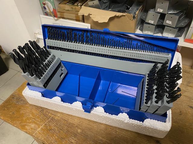 troc de troc mallette complète de forets métal – coffret 170 pièces – neuf image 1