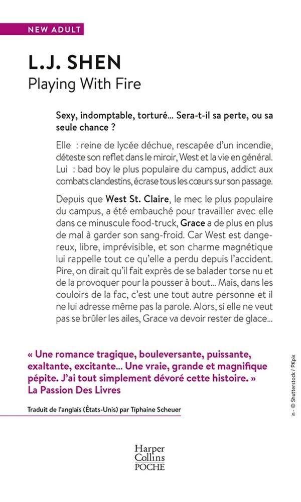 troc de troc livre - playing with fire - poche - l.j. shen image 1