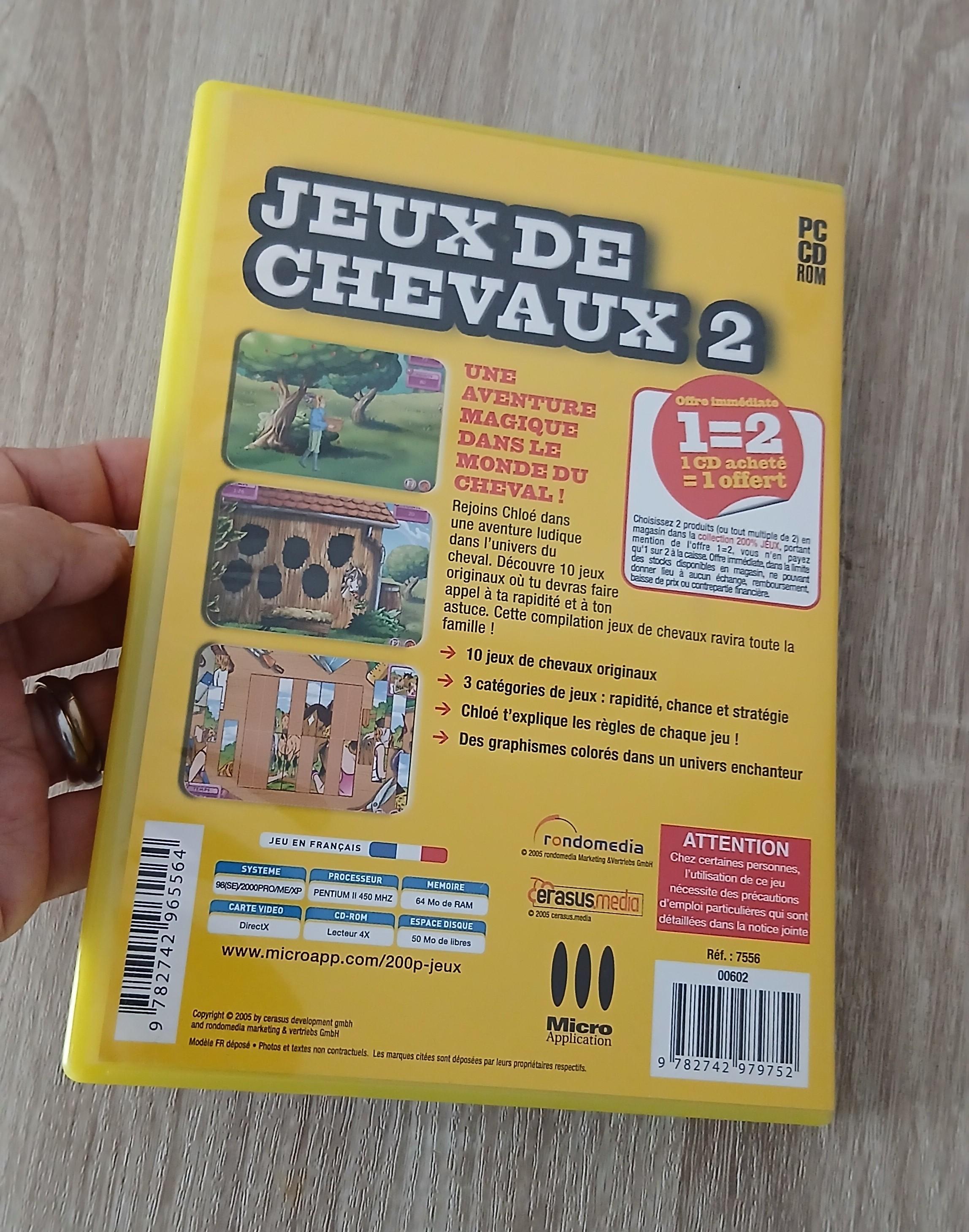 troc de troc pc cd - rom jeux de chevaux  2 image 2
