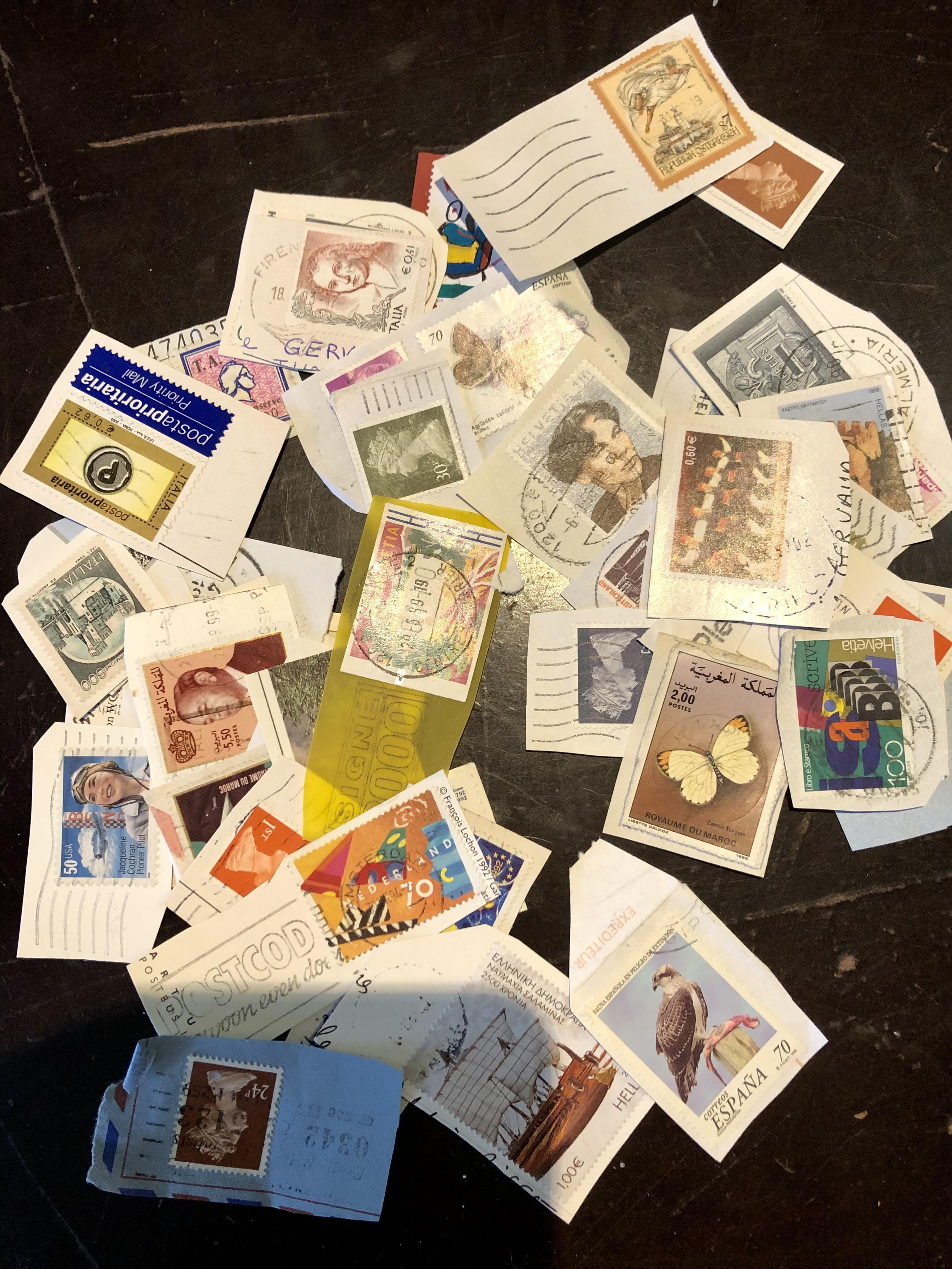 troc de troc réservé ventura, lot de timbres image 1