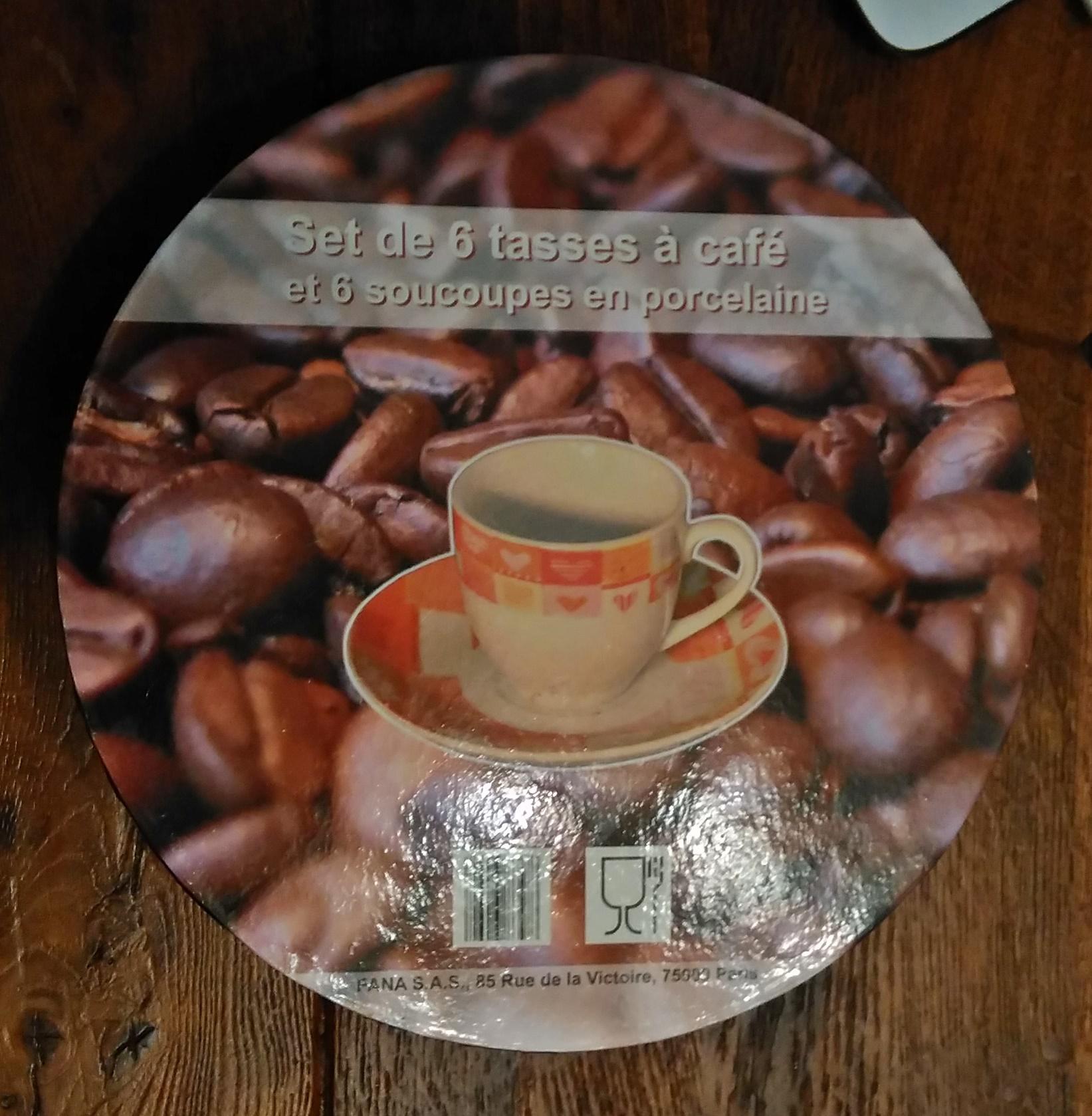 troc de troc set neuf de 6 tasses à café et soucoupes image 1