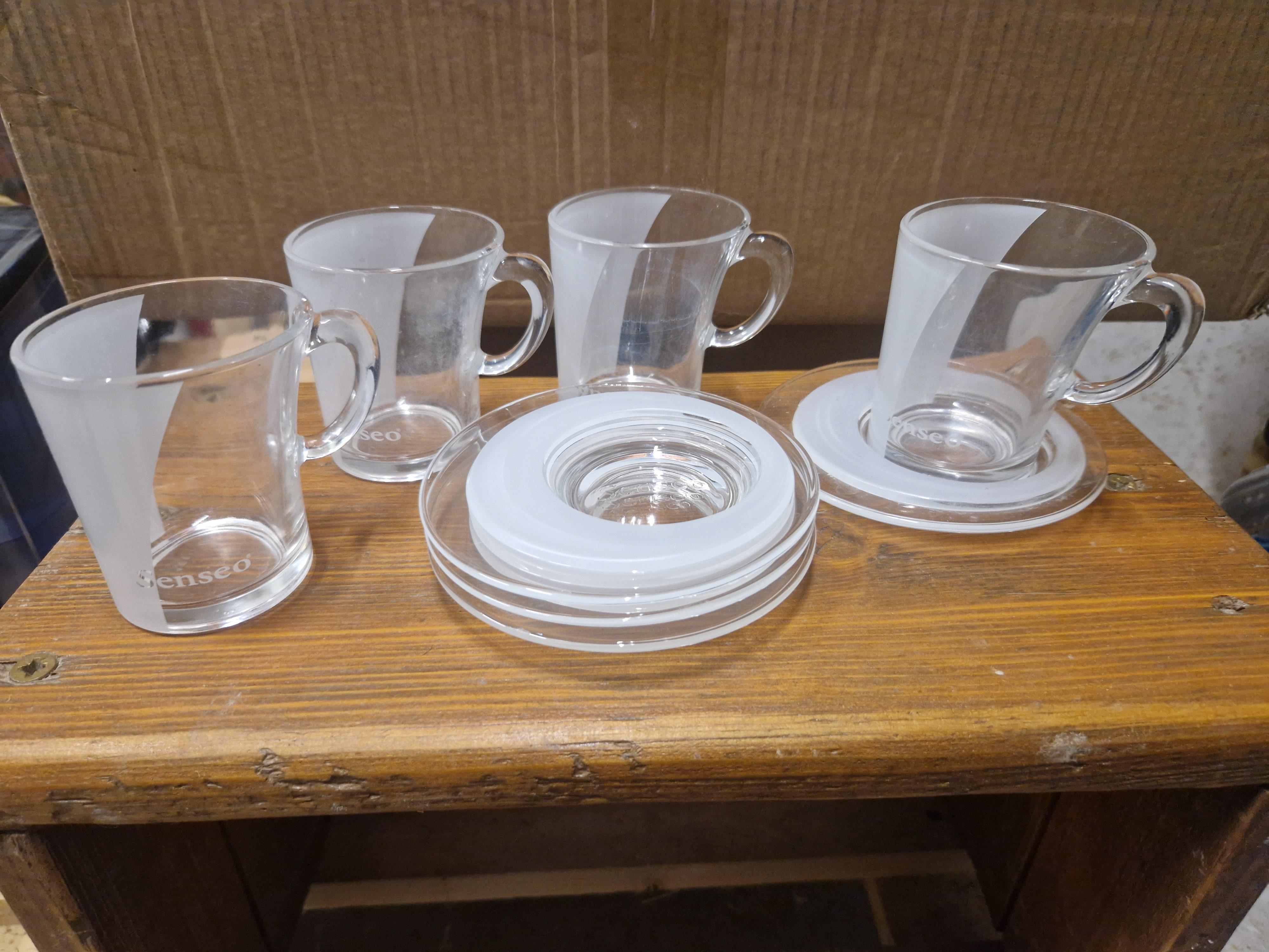 troc de troc tasses et sous-tasses à café image 0