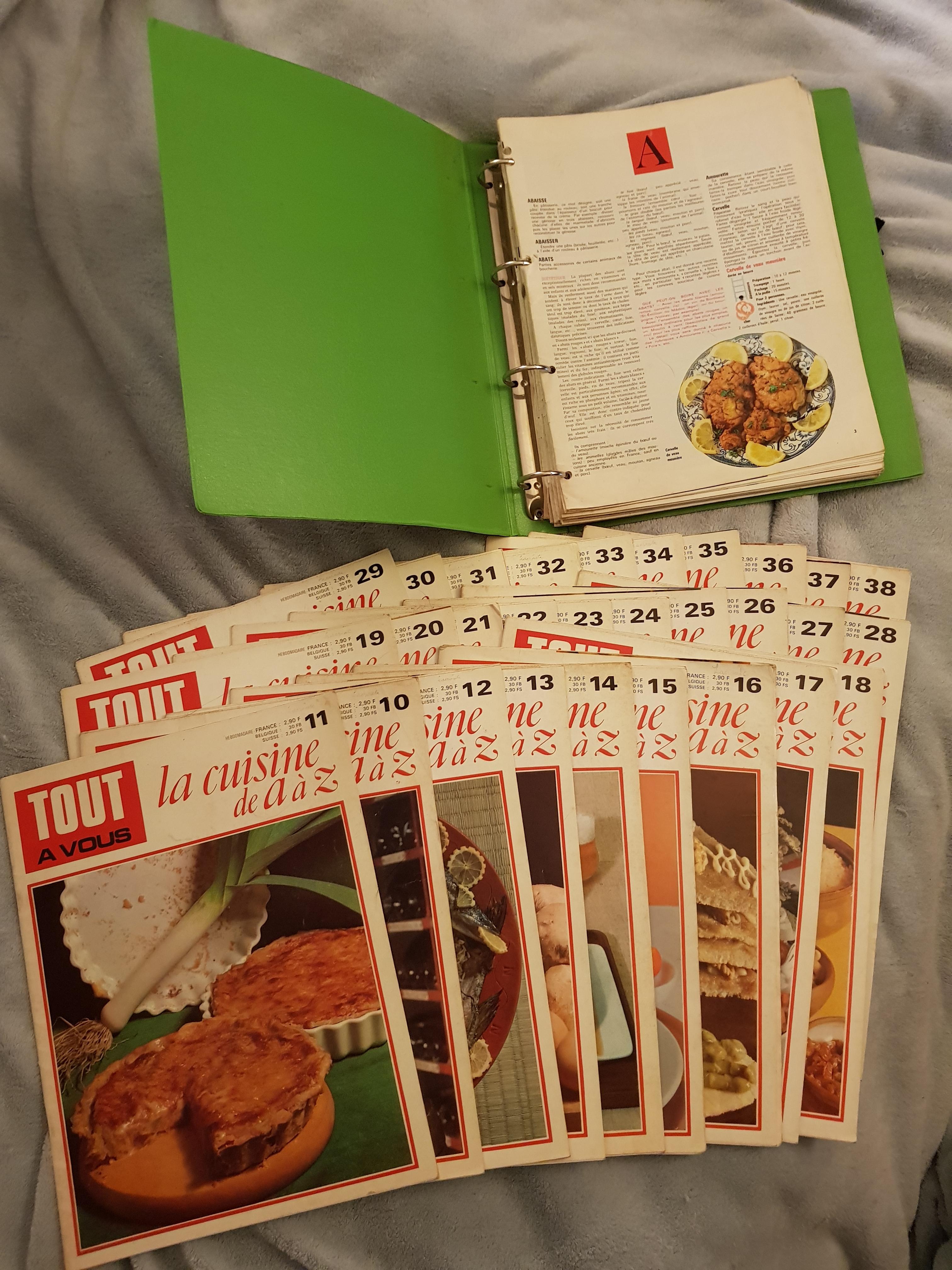 troc de troc gros lot de magazines de cuisines et fiches image 0