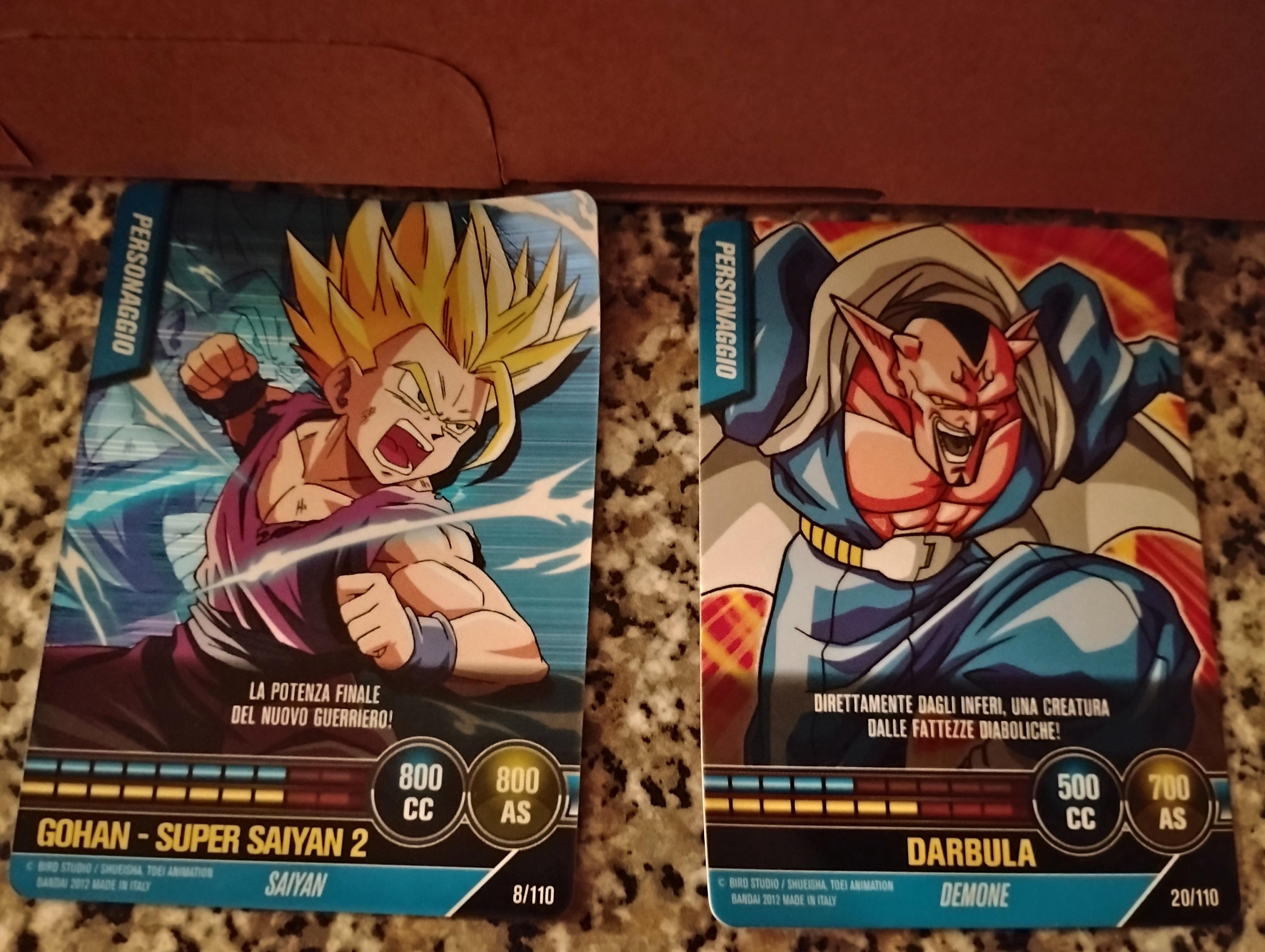 troc de troc 6 cartes dragon ball image 0