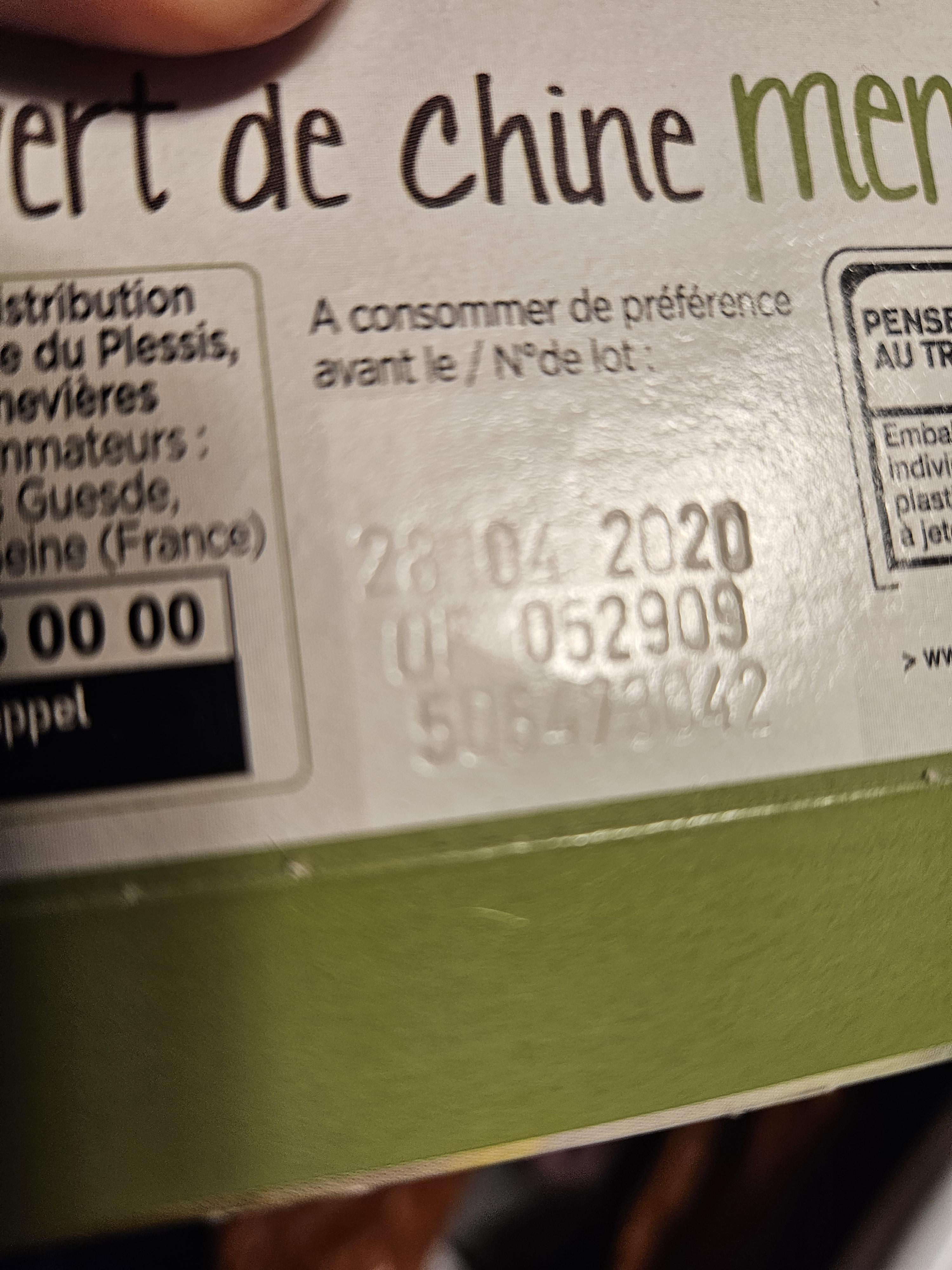 troc de troc boite de the vert en sachet date depassee image 1