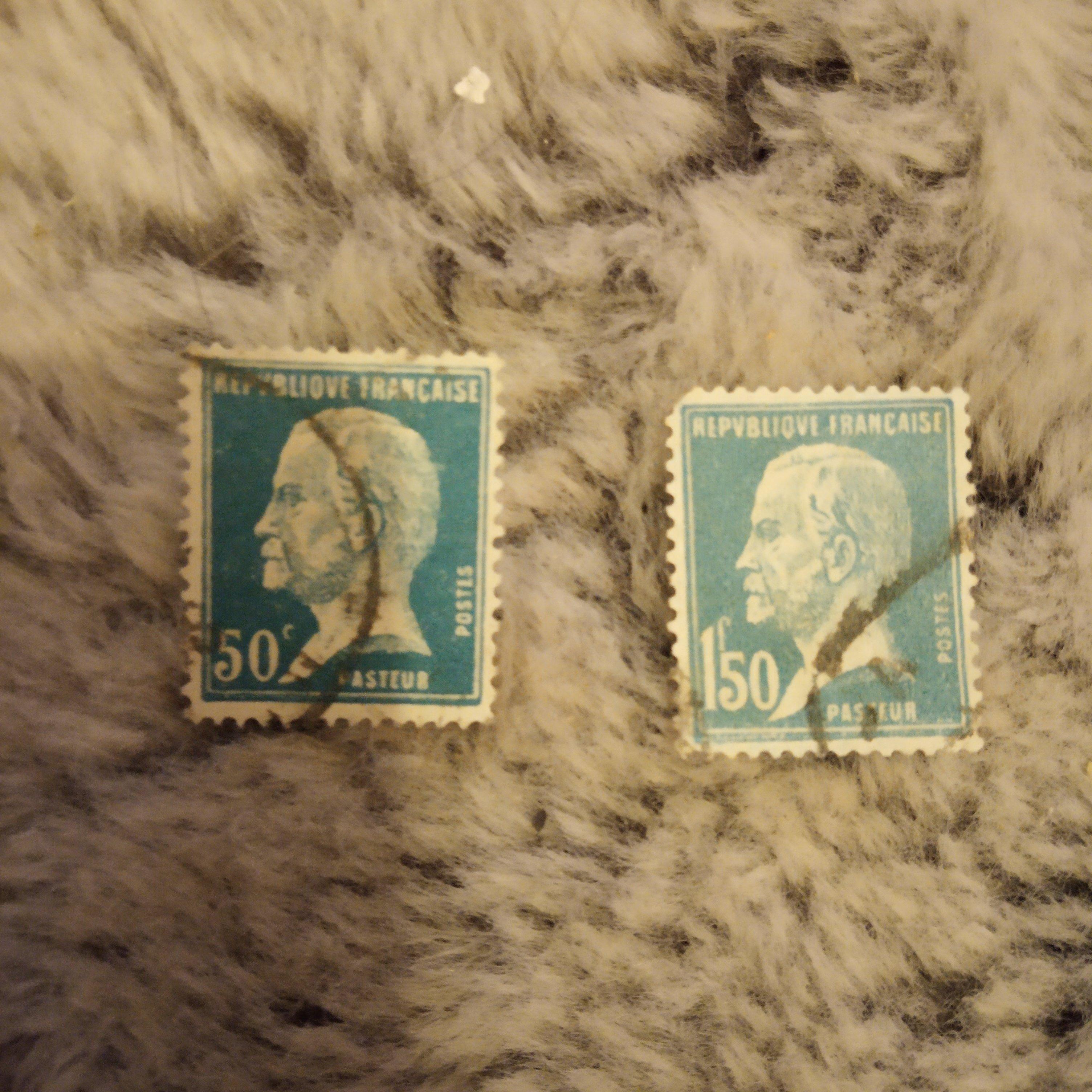 troc de troc lot timbres pasteur 2 image 0