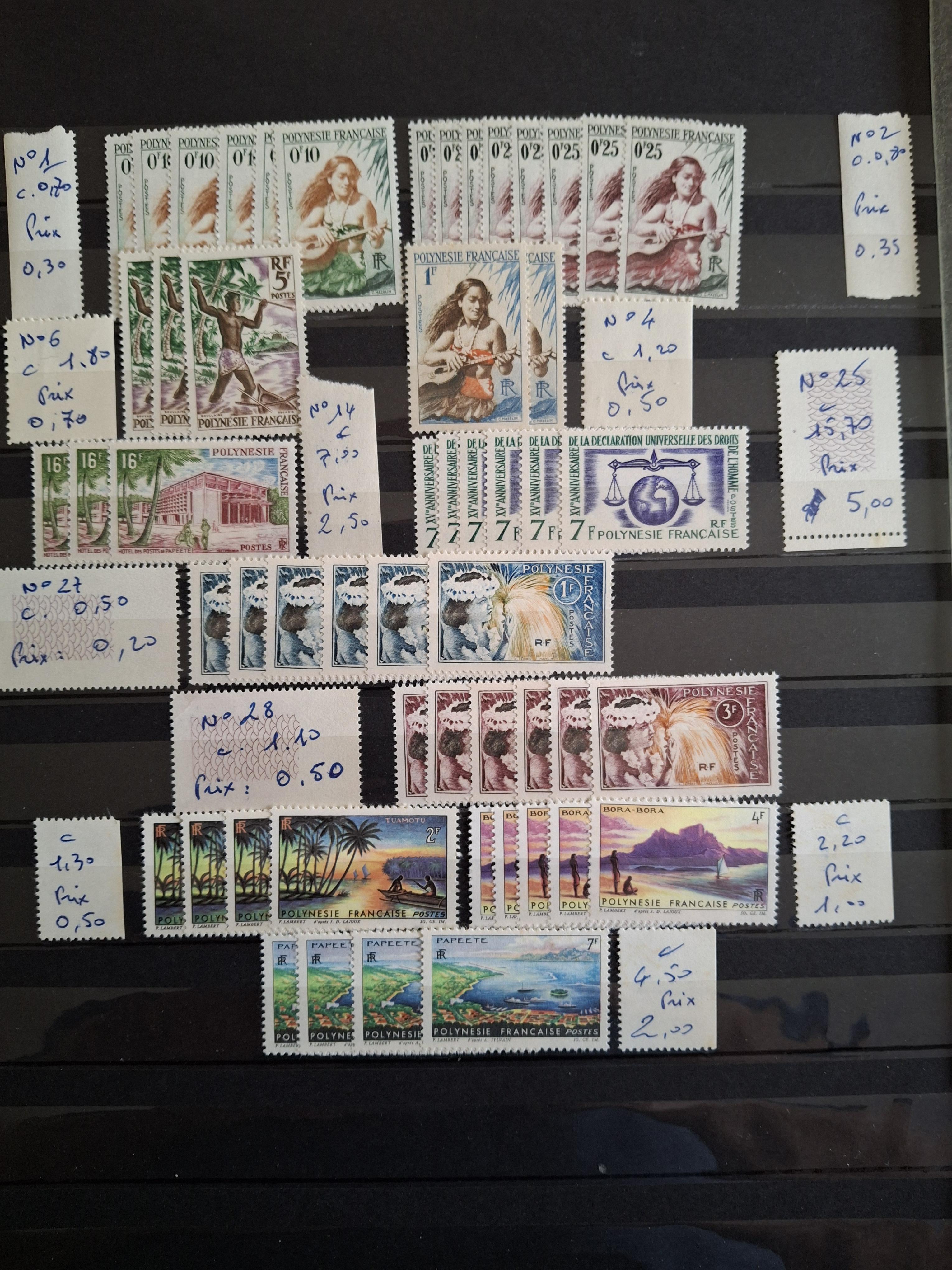 troc de troc echange timbres de polynésie française contre flyers uniquement image 2