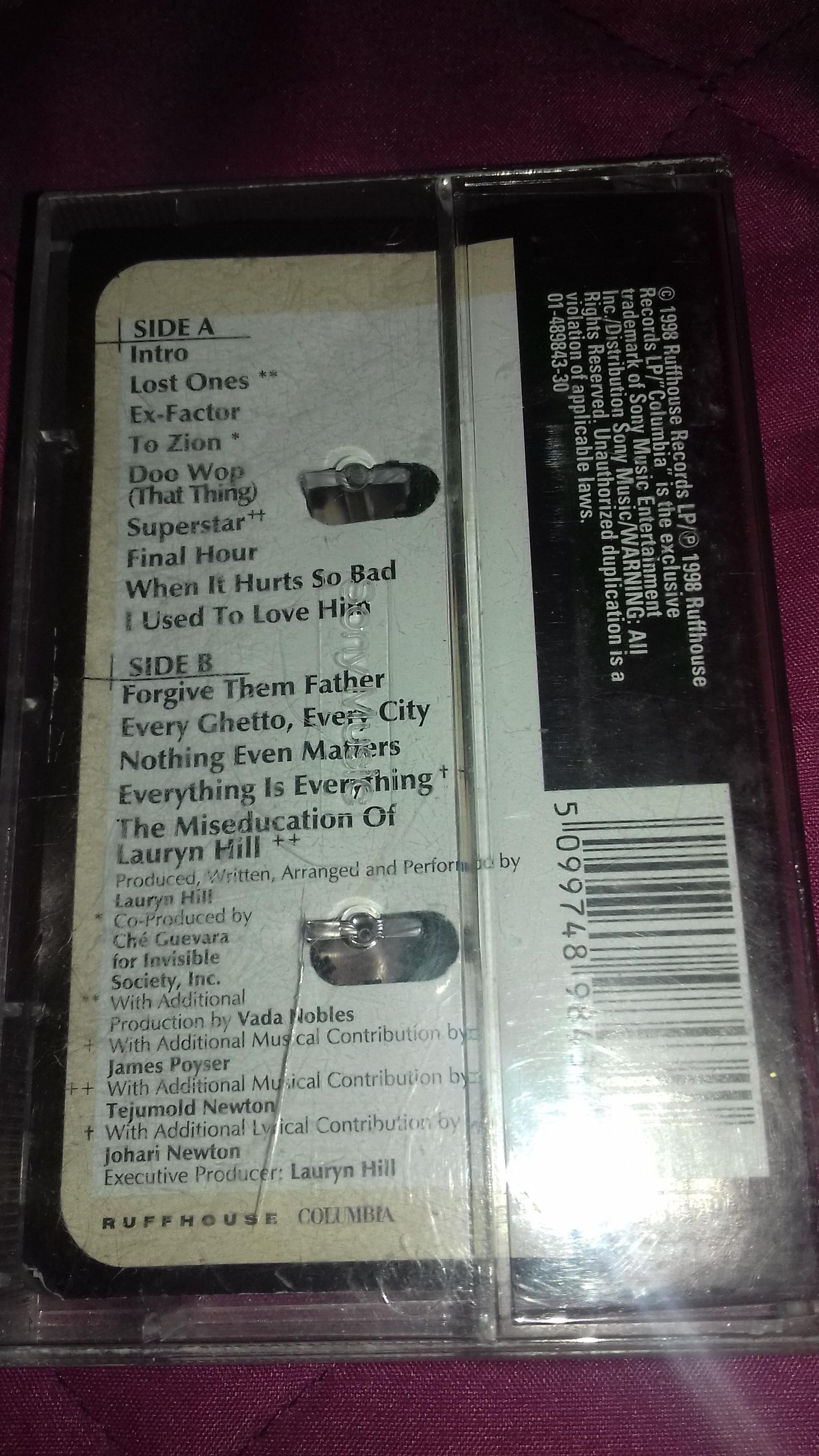 troc de troc cassette audio lauryn hill image 1