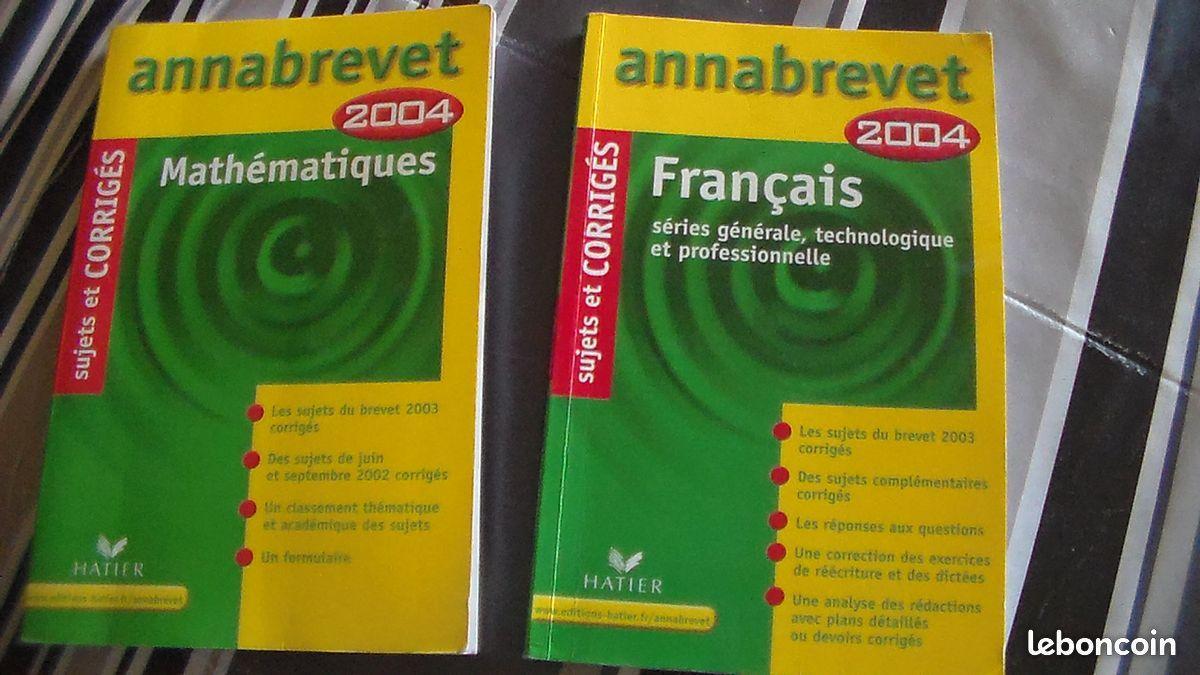 troc de troc pour réviser: 2 livres annabrevet maths et français image 0