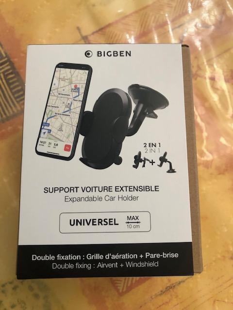 troc de troc bigben connected - support de voiture pour smartphone avec fixation à ventouse (neuf) image 0