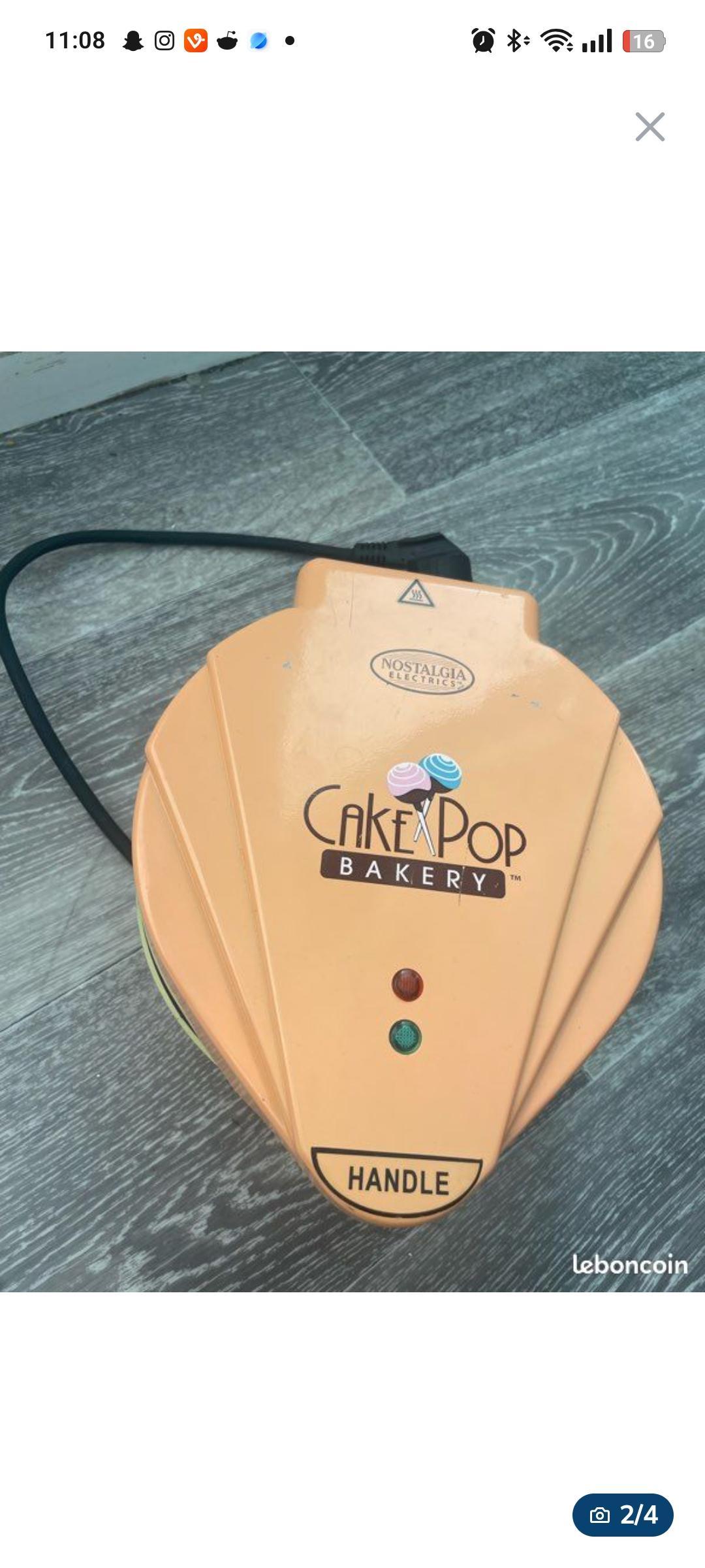 troc de troc appareil a pop cake reservé image 1