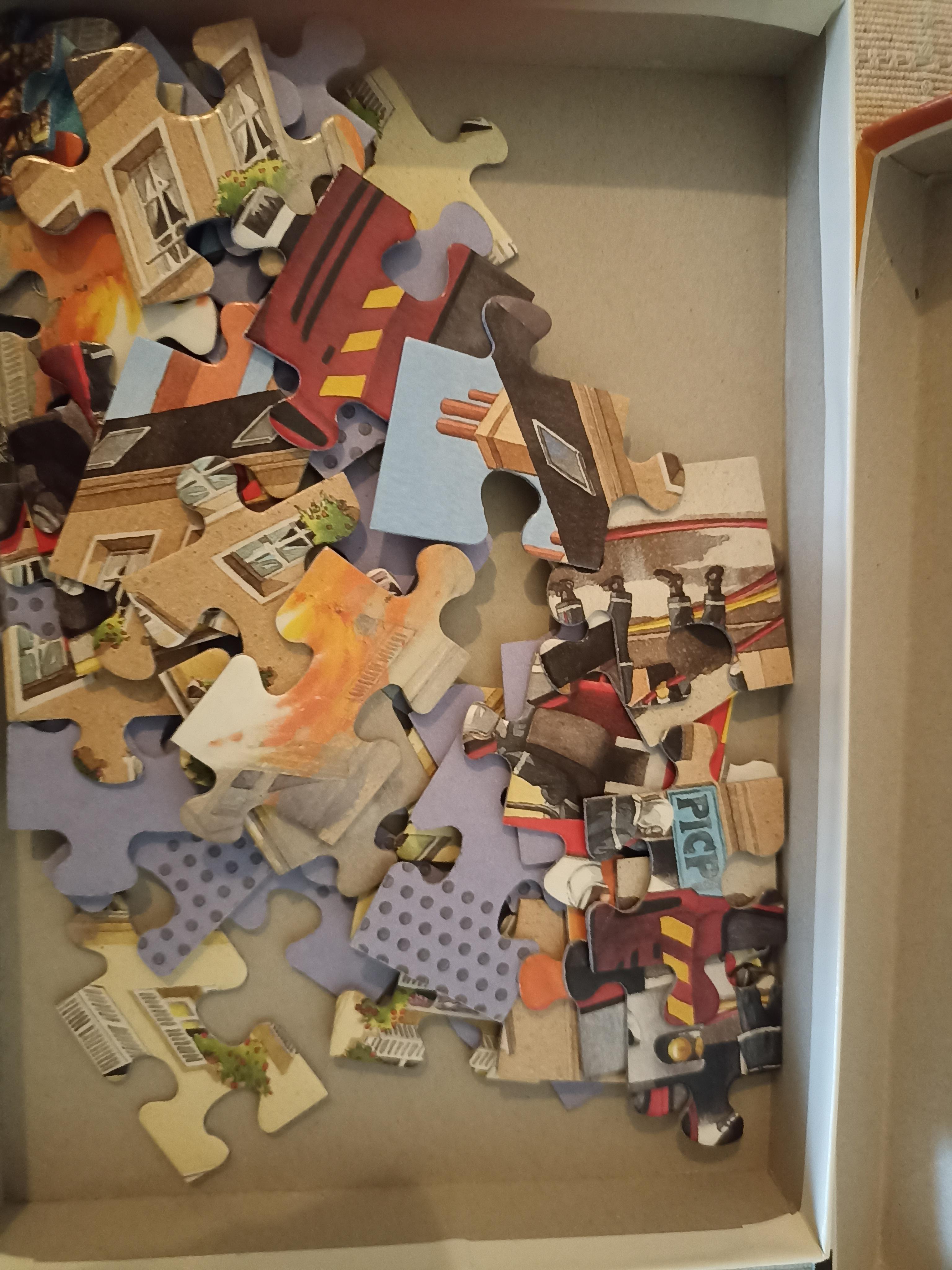 troc de troc puzzle camion de pompier. image 1