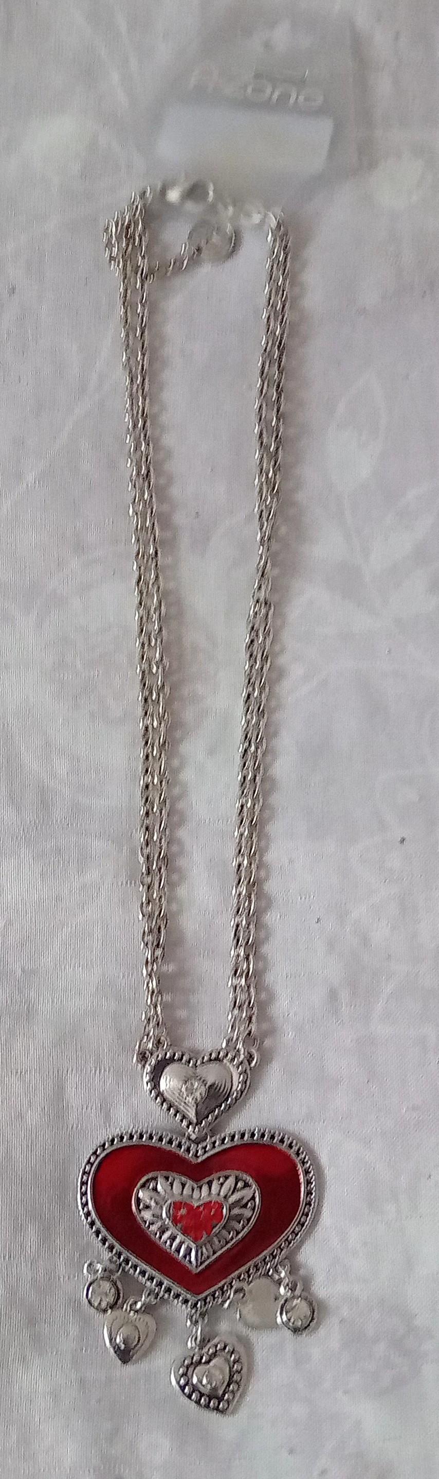 troc de troc collier pendentif femme cœur image 2