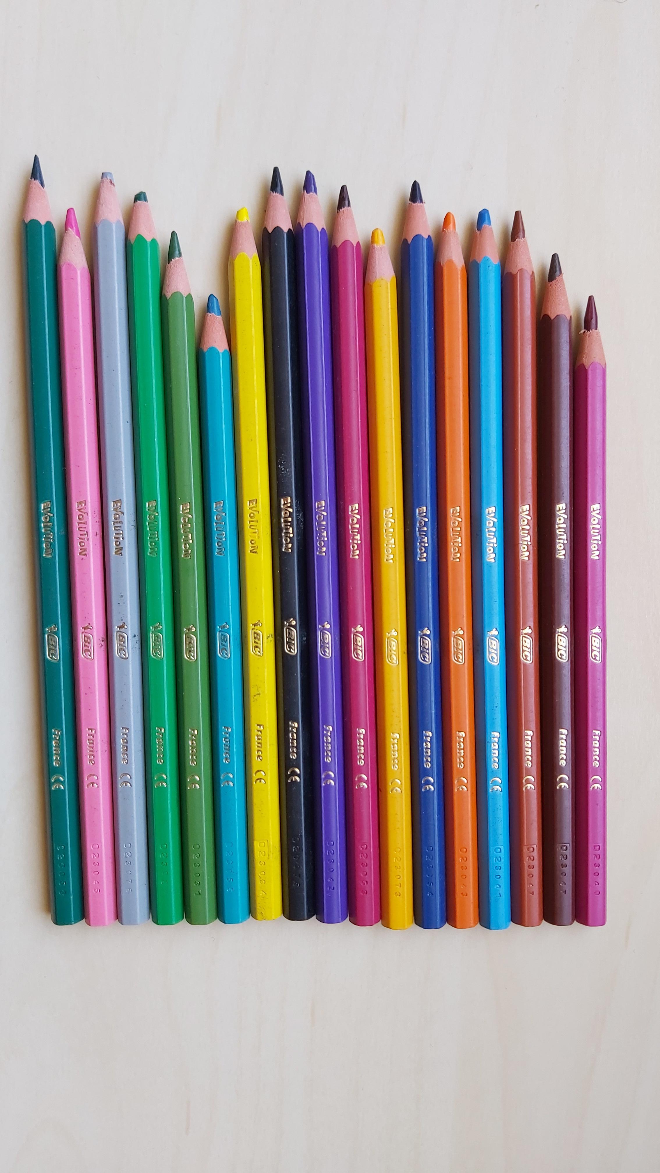 troc de troc *rÉservÉ* lots crayons de couleurs bic image 0