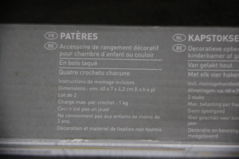 troc de troc lot de patères pour chambre d'enfant image 2