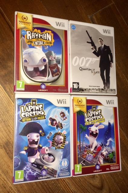 troc de troc nombreux jeux nintendo wii – parfait état ( à échanger contre blurays ou jeux ps4 de ma liste de recherche ) image 2