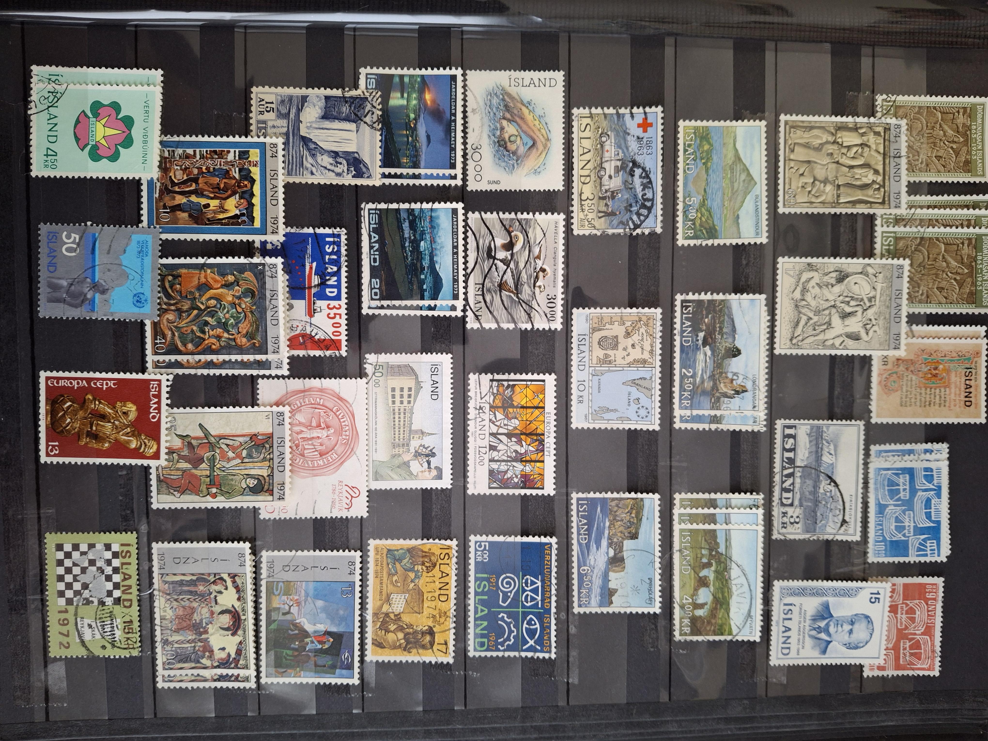 troc de troc timbres oblitérés d islande iceland image 0