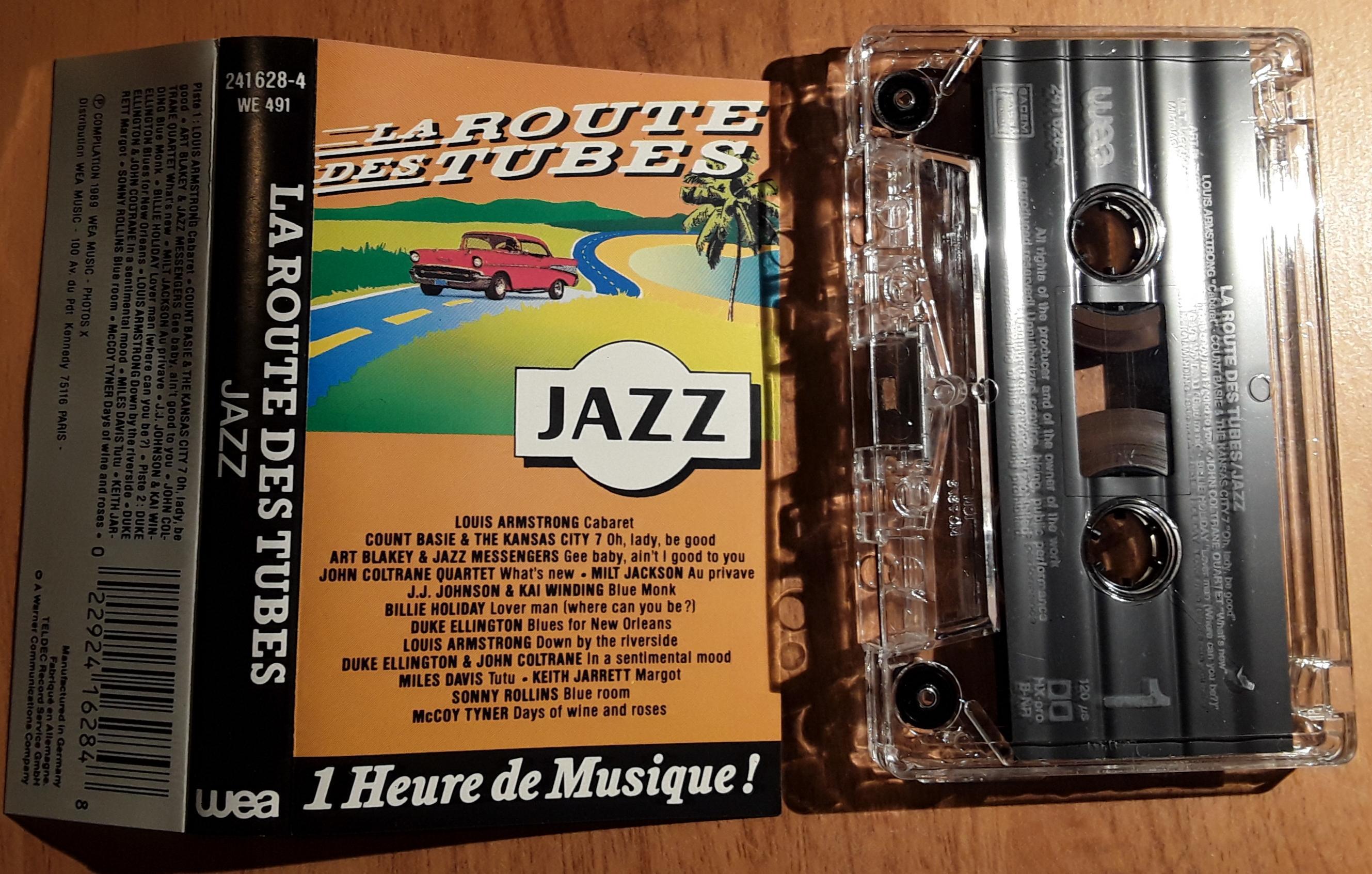 troc de troc cassette audio "route des tubes  jazz" image 0