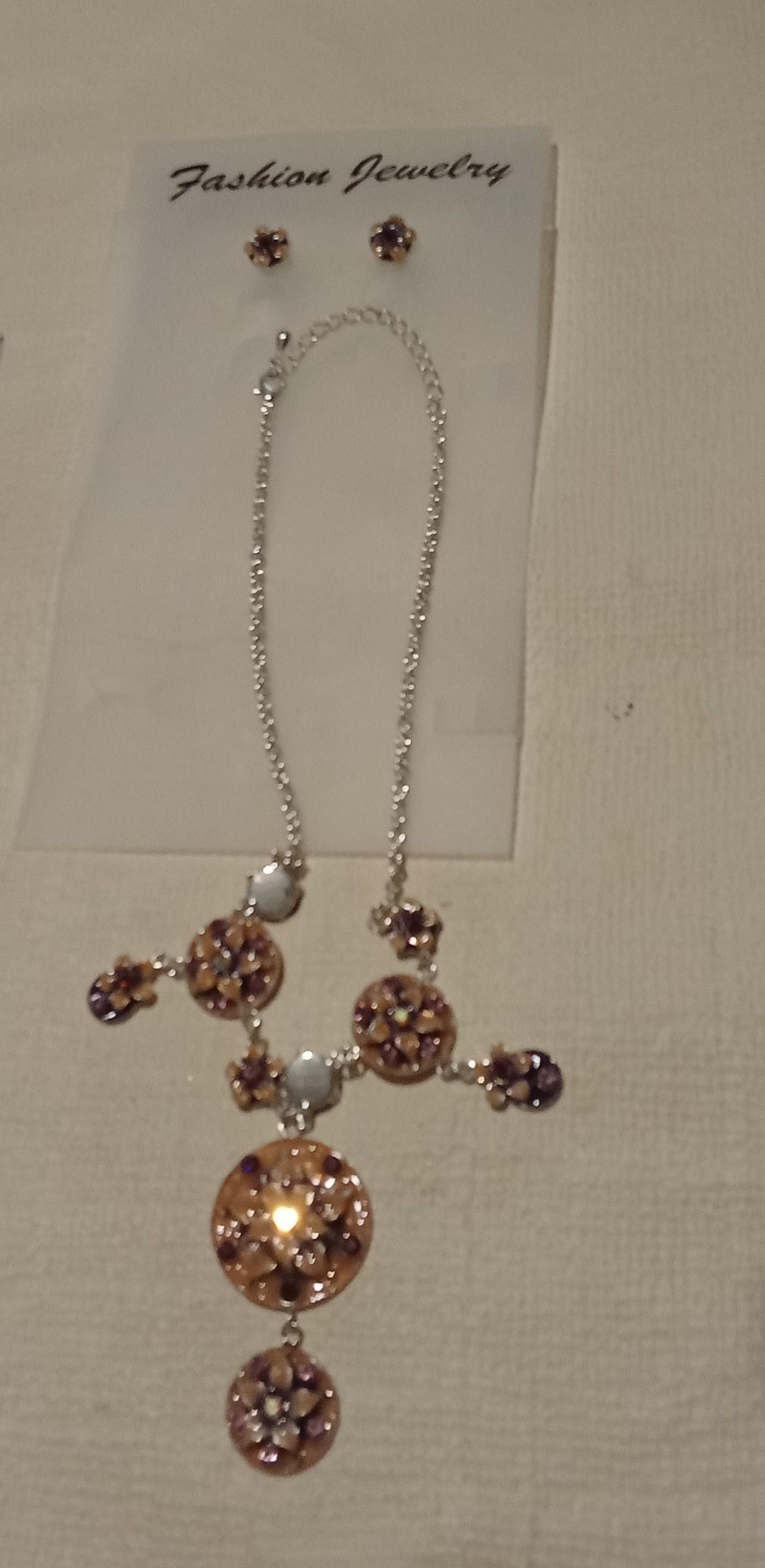 troc de troc parure collier+boucles d'oreilles neuf sissi image 0