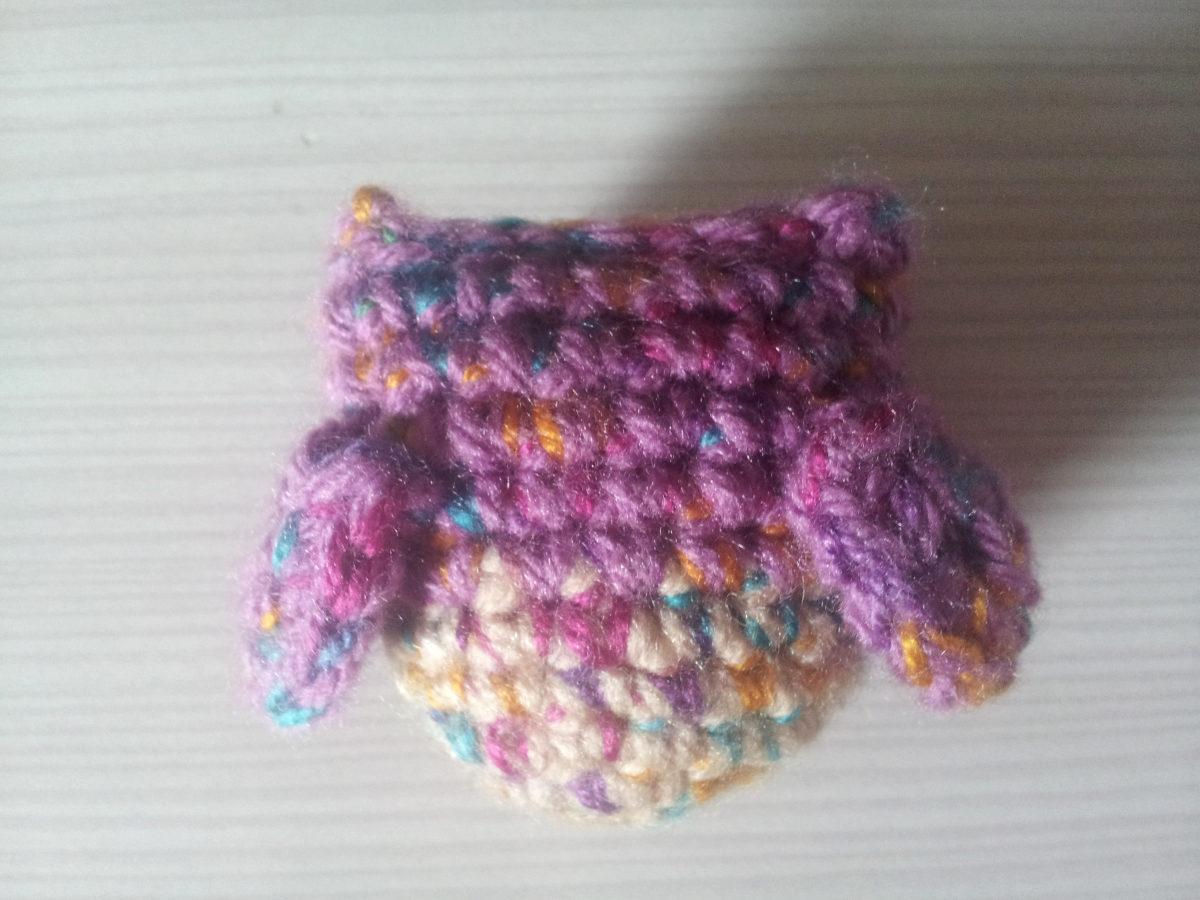 troc de troc mini hibou au crochet fait main #3 image 2