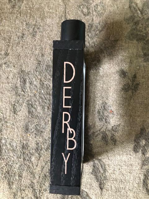 troc de troc flacon vide parfum homme derby de guerlain hauteur 16cm image 1