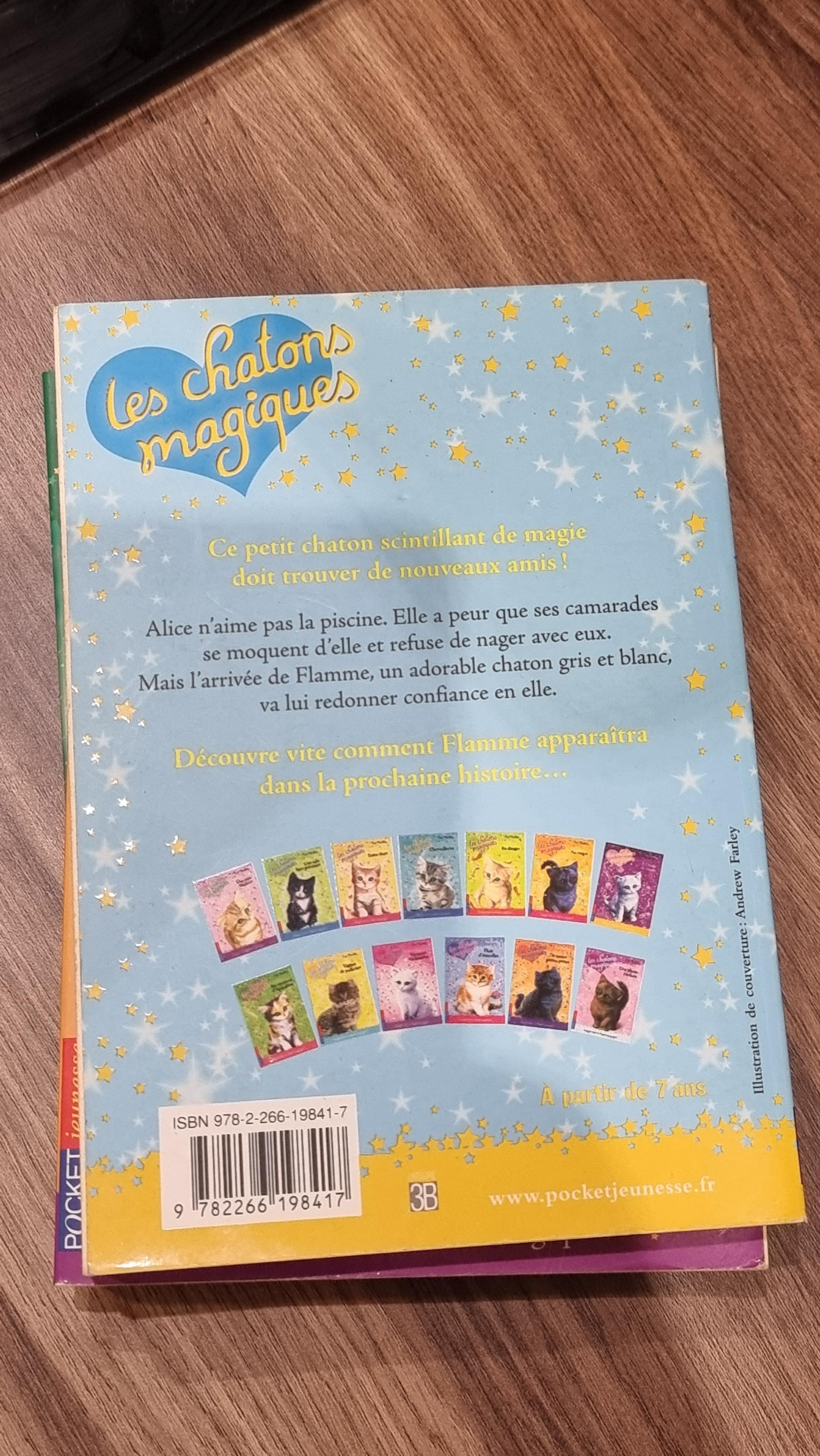 troc de troc lot de 3 livres des animaux magiques pocket jeunesse  des 7ans image 2