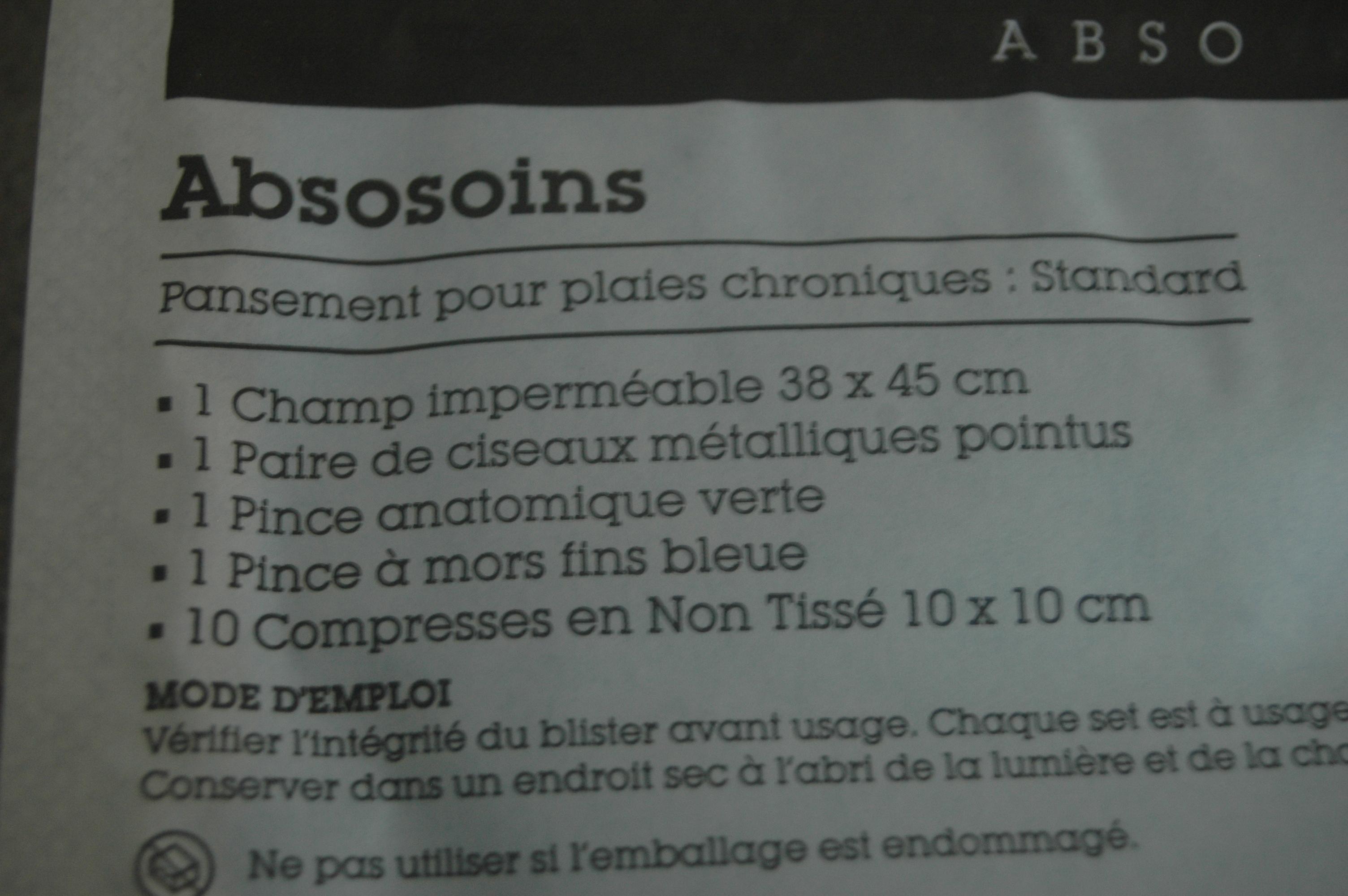 troc de troc compresses, ciseaux, pinces image 0