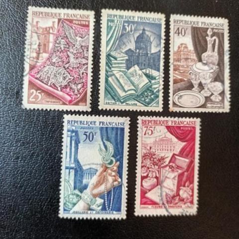 troc de troc timbres fr - lot "arts et métiers" - frcs image 0