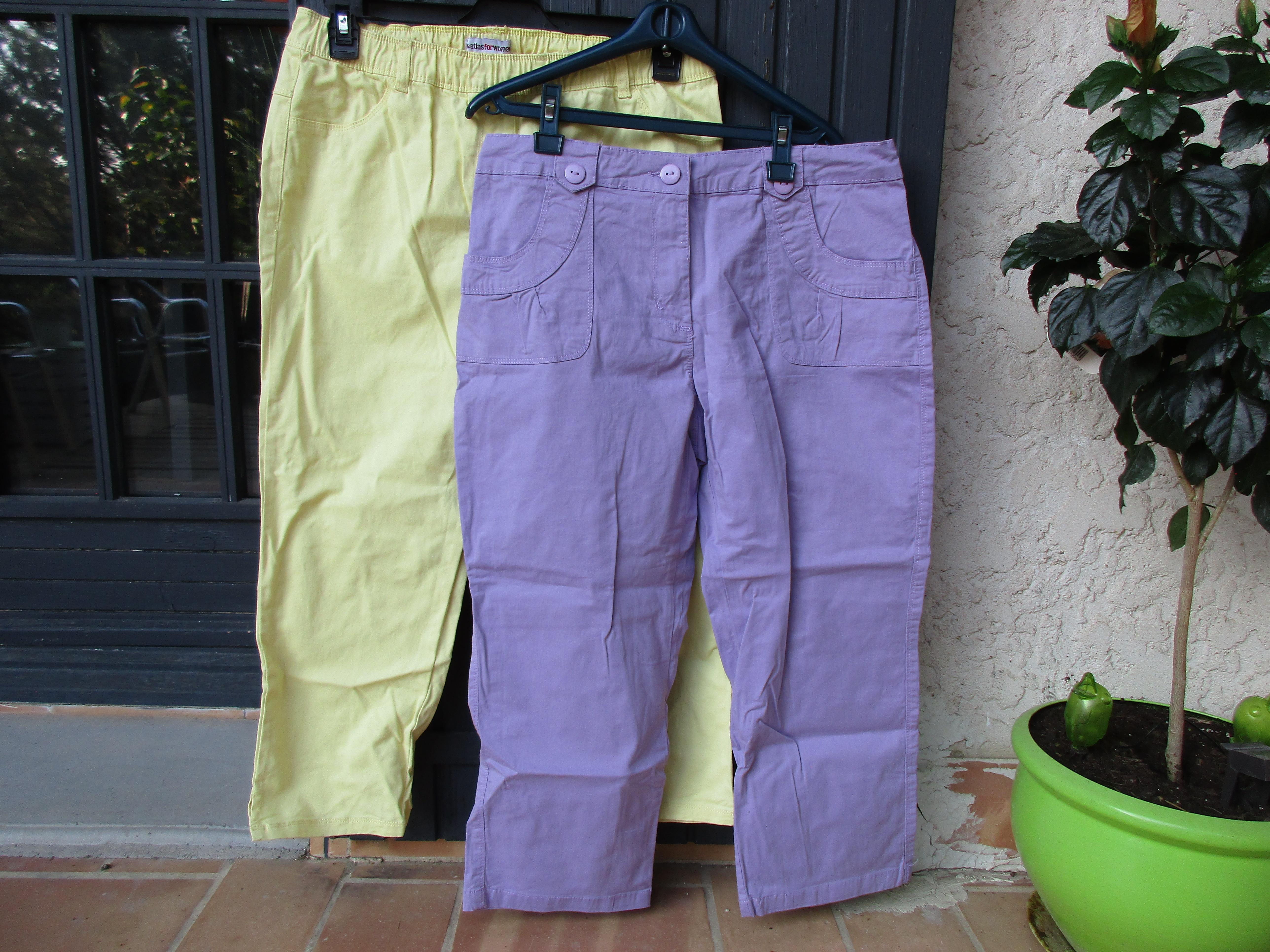 troc de troc réservés,2 pantacourts neufs t44 atlas women image 0