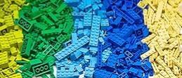 troc de troc #recherche#  briques legos marrons, vertes ou bleues image 0